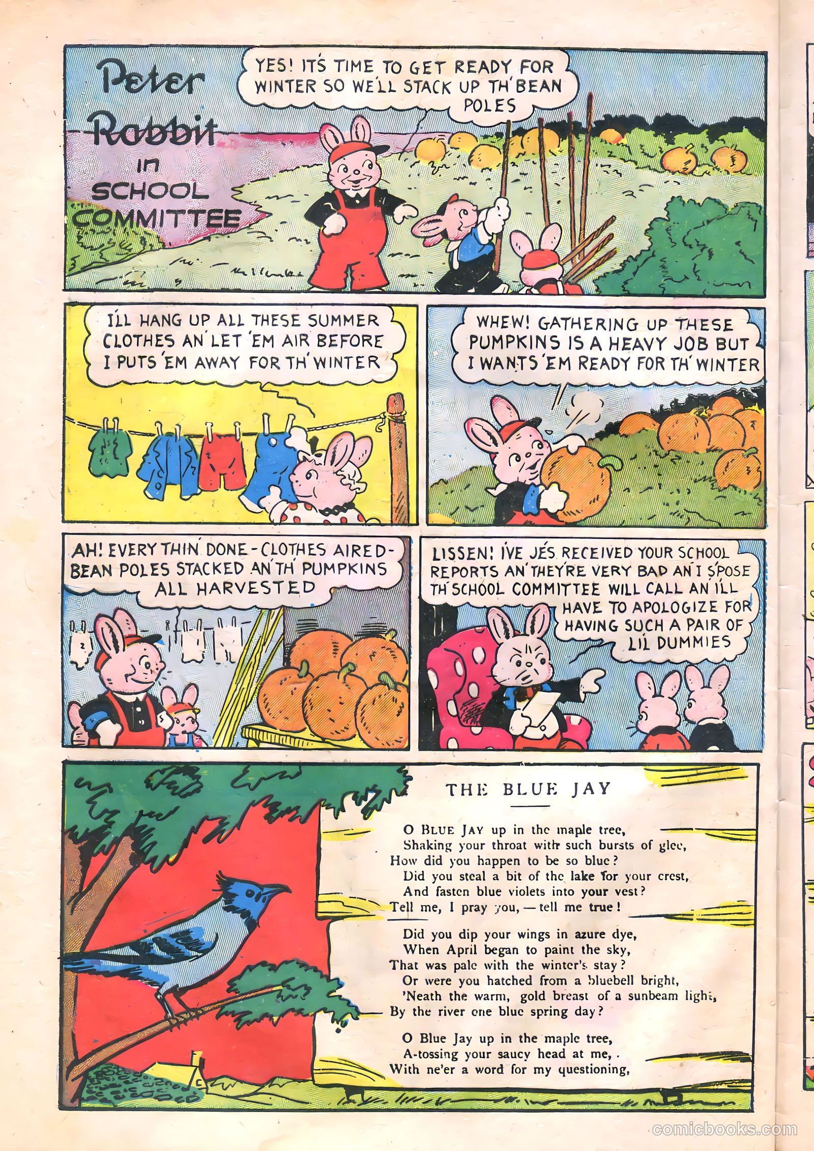 Peter Rabbit Comics #6 (1949) — page 32 of 36