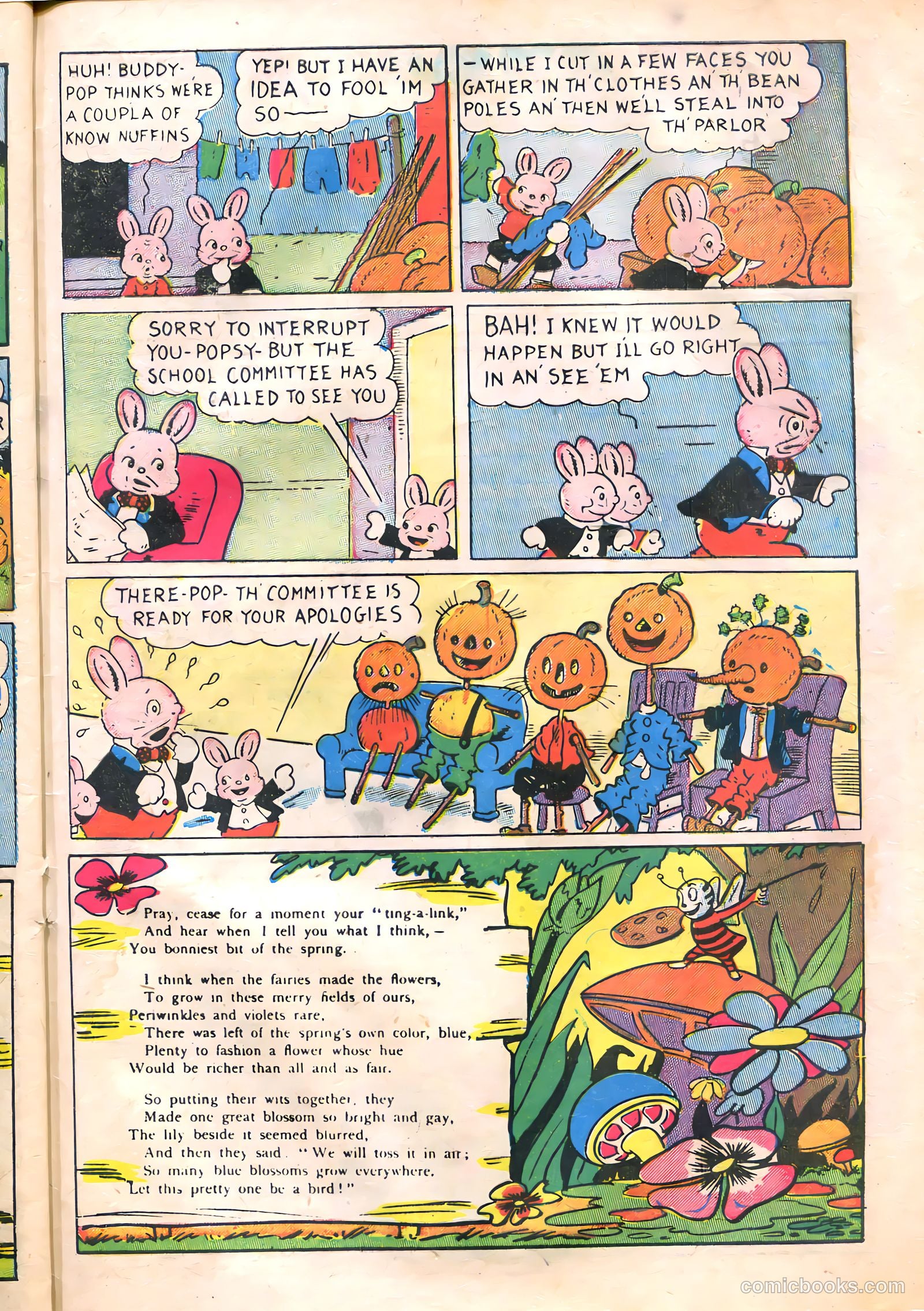 Peter Rabbit Comics #6 (1949) — page 33 of 36