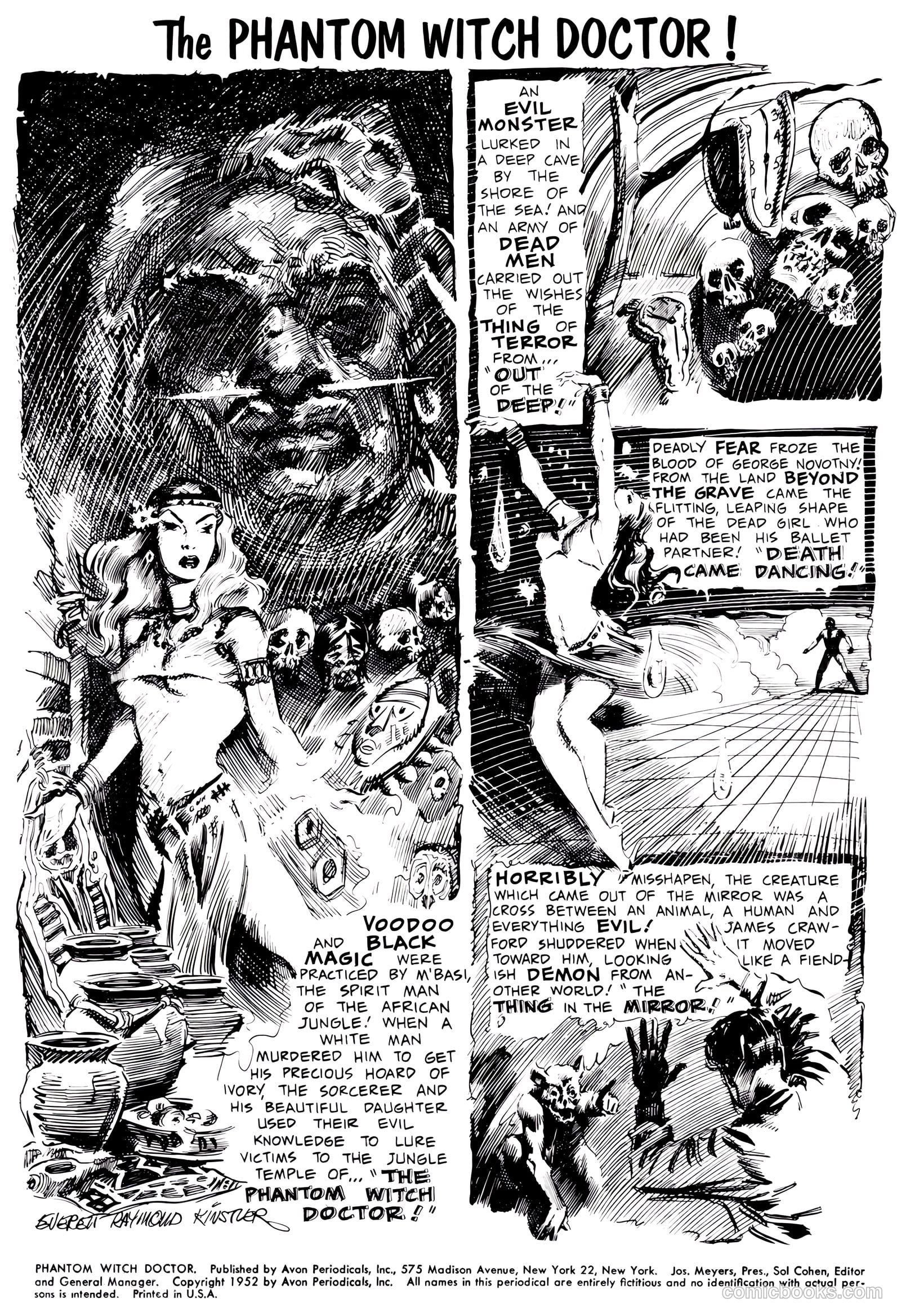 Phantom Witch Doctor #1 (1952) — page 2 of 36