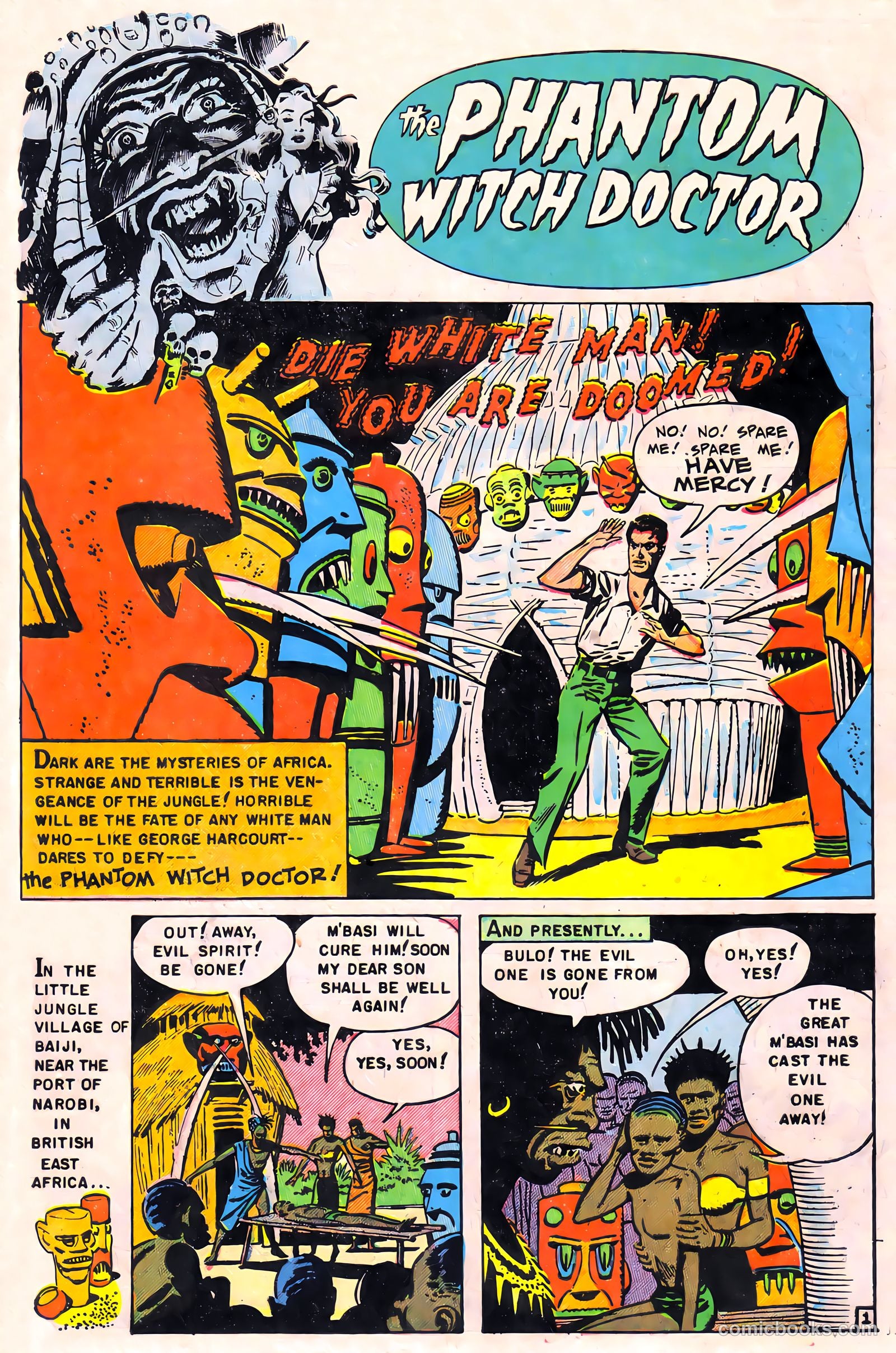 Phantom Witch Doctor #1 (1952) — page 3 of 36
