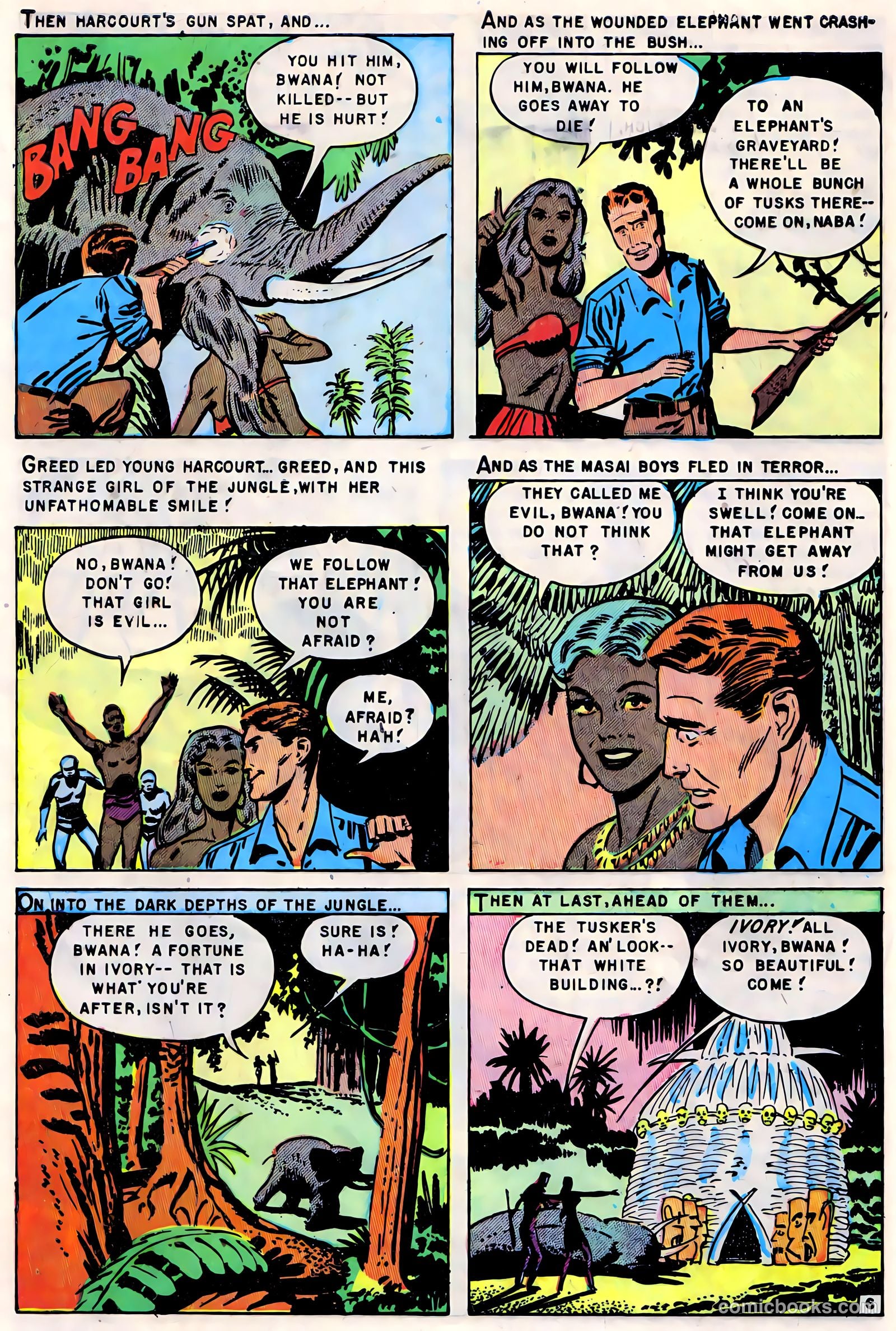Phantom Witch Doctor #1 (1952) — page 8 of 36