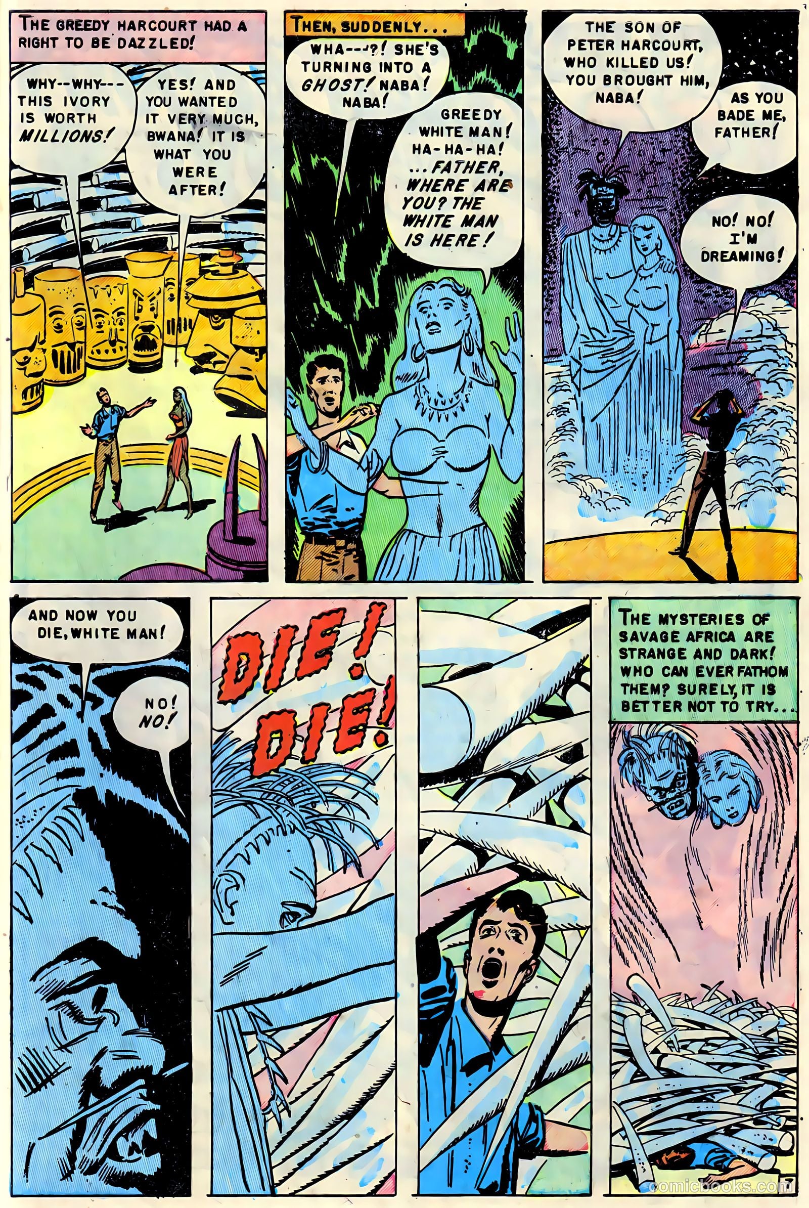 Phantom Witch Doctor #1 (1952) — page 9 of 36