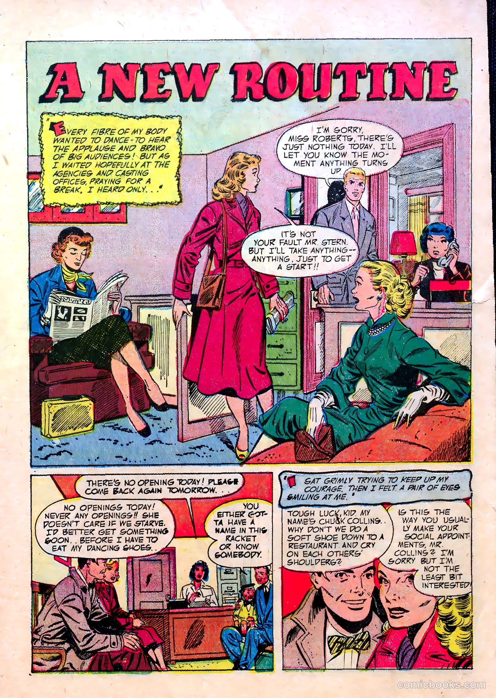 Pictorial Love Stories #1 (1952) — page 3 of 38
