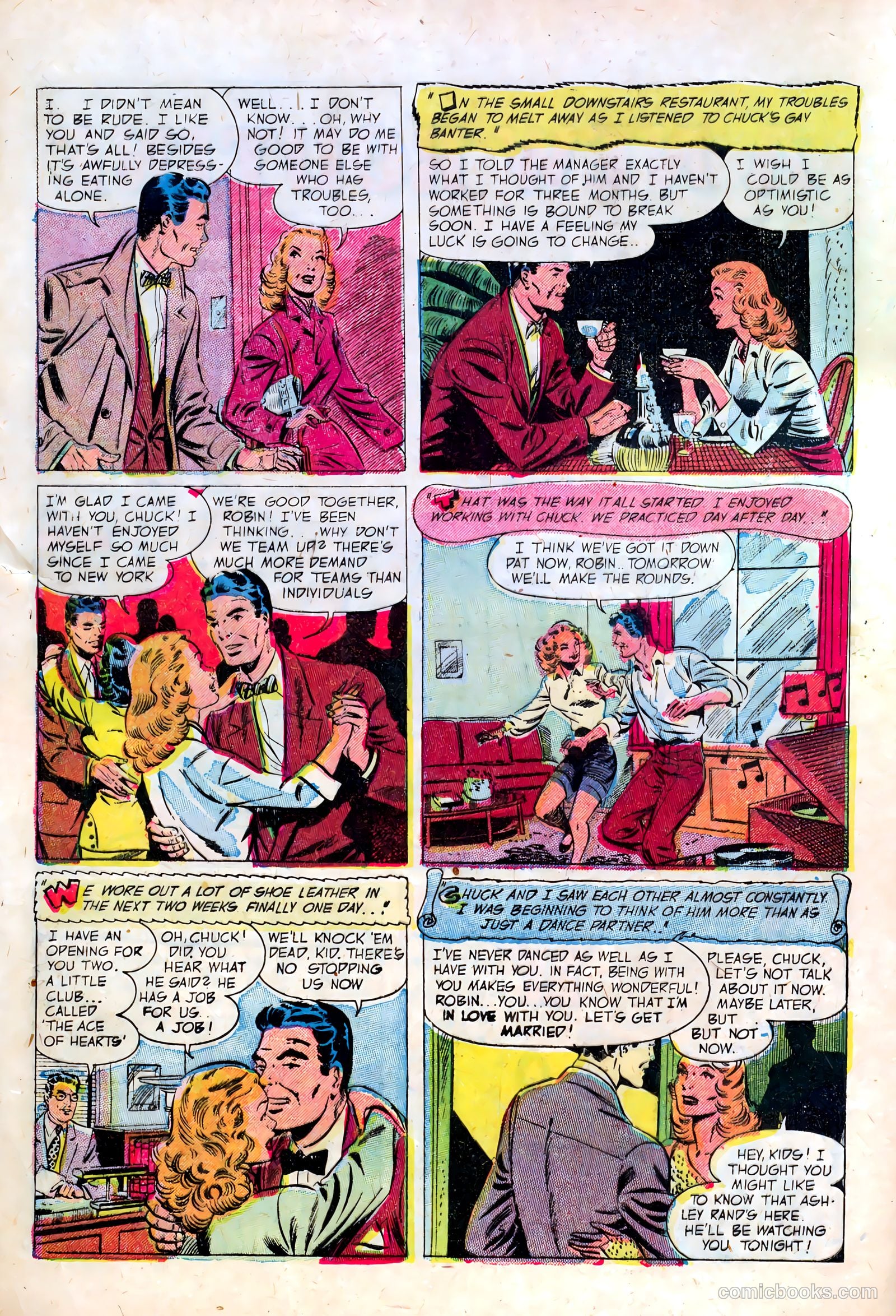 Pictorial Love Stories #1 (1952) — page 4 of 38