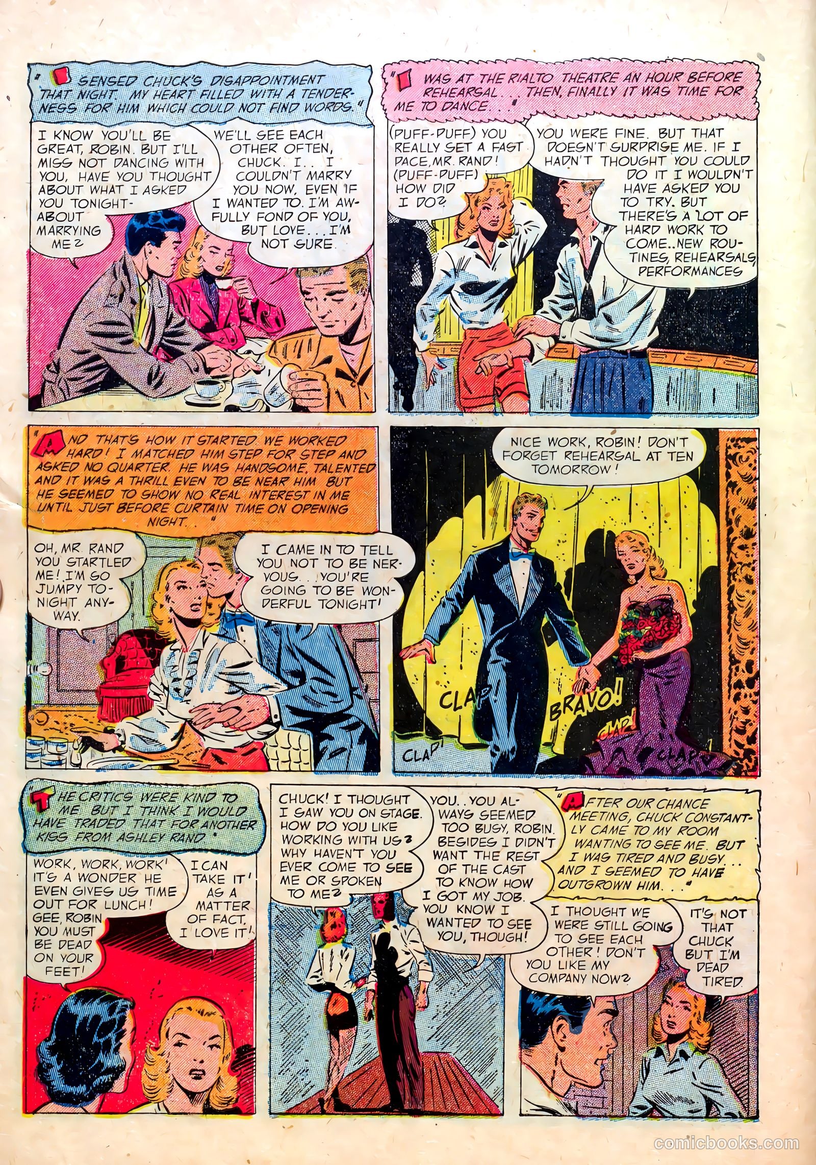 Pictorial Love Stories #1 (1952) — page 6 of 38