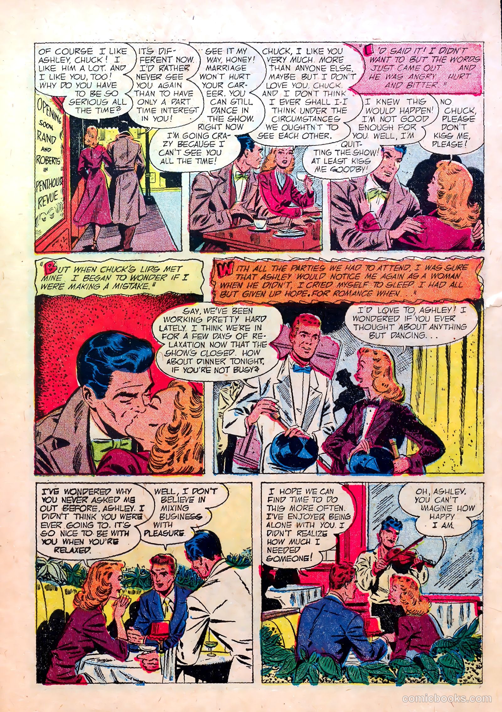 Pictorial Love Stories #1 (1952) — page 7 of 38