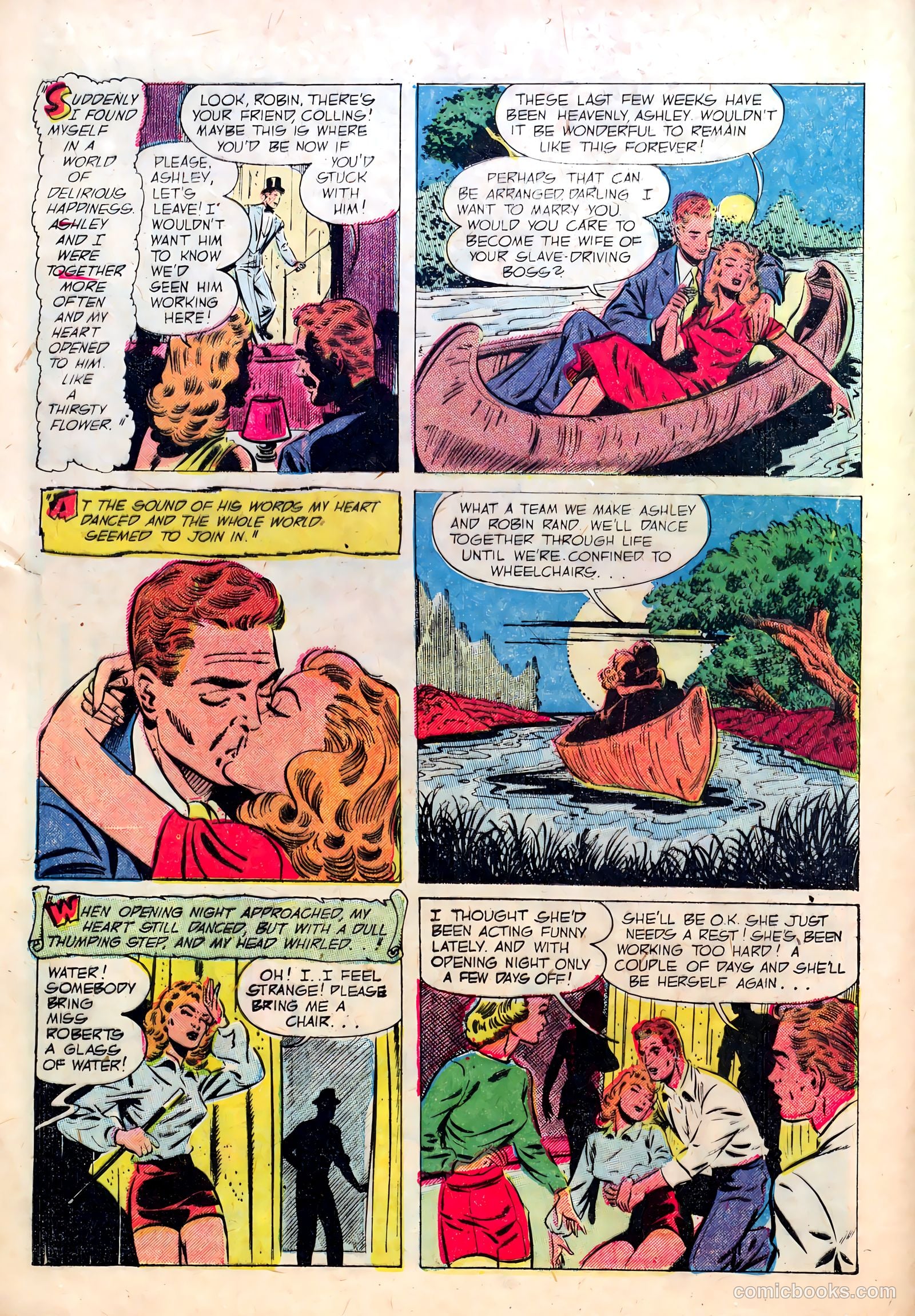 Pictorial Love Stories #1 (1952) — page 8 of 38