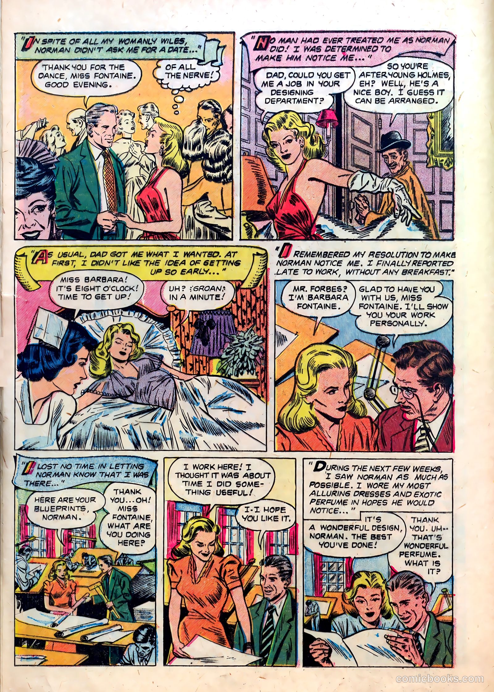 Pictorial Love Stories #1 (1952) — page 12 of 38
