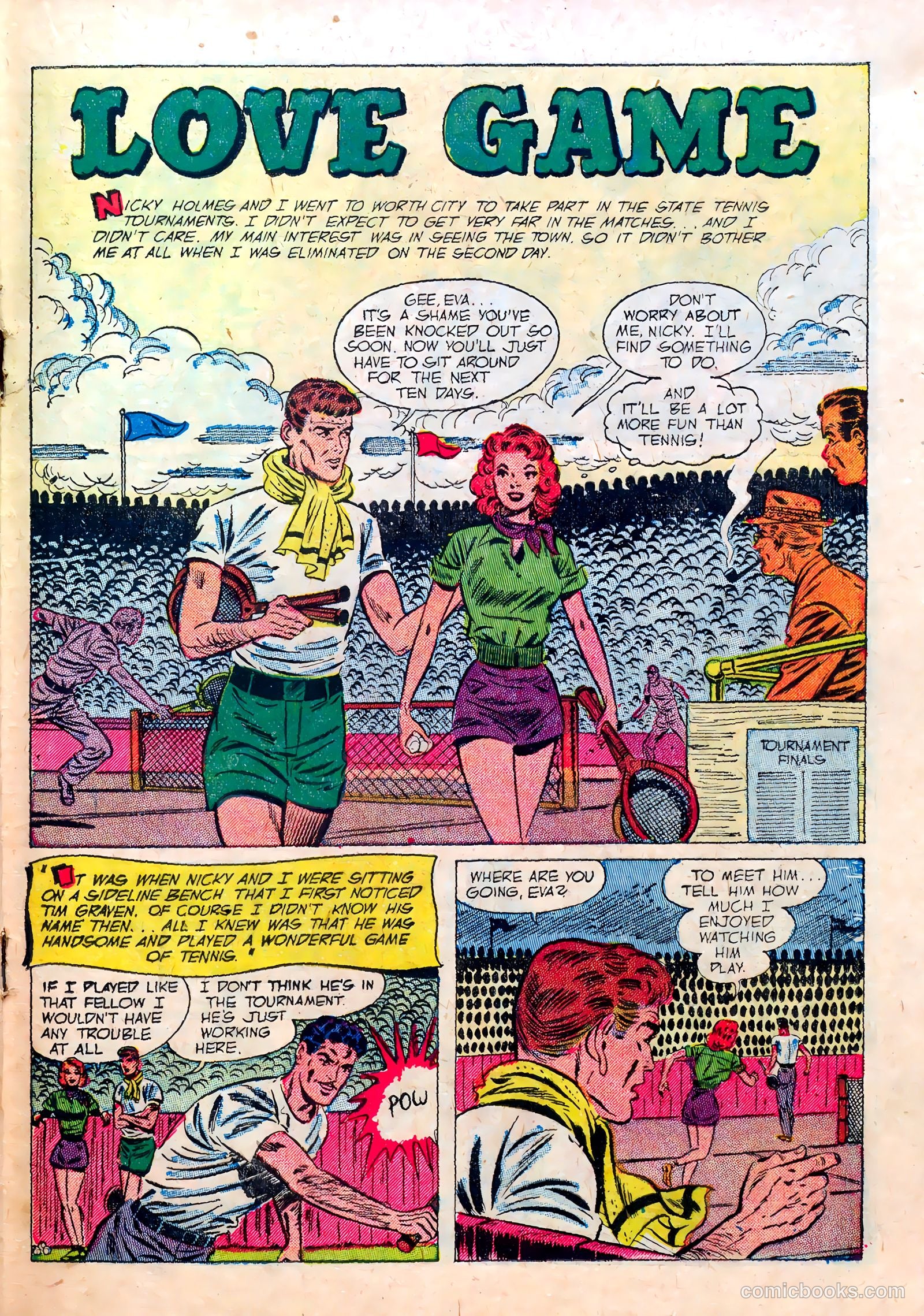 Pictorial Love Stories #1 (1952) — page 19 of 38
