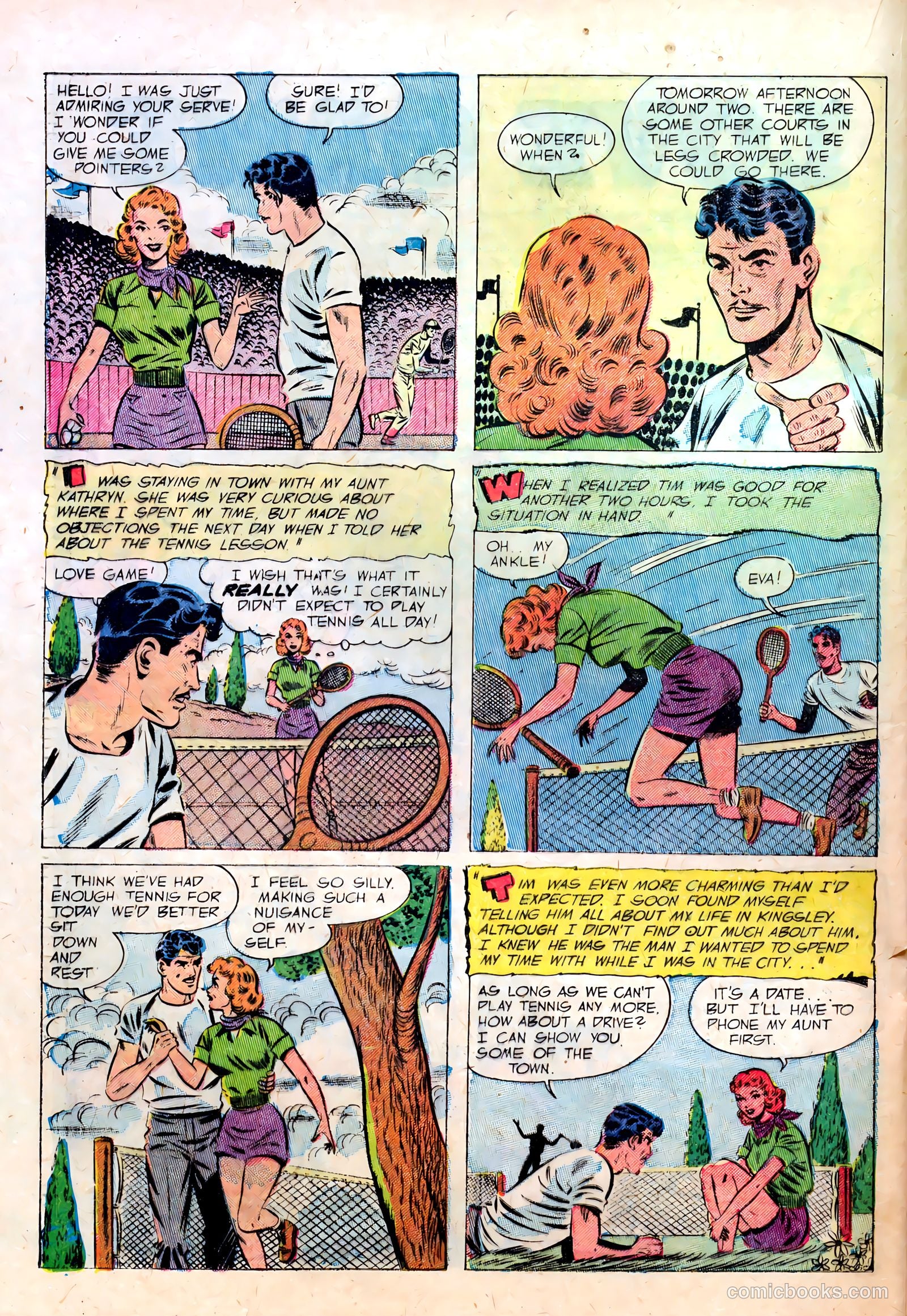 Pictorial Love Stories #1 (1952) — page 20 of 38
