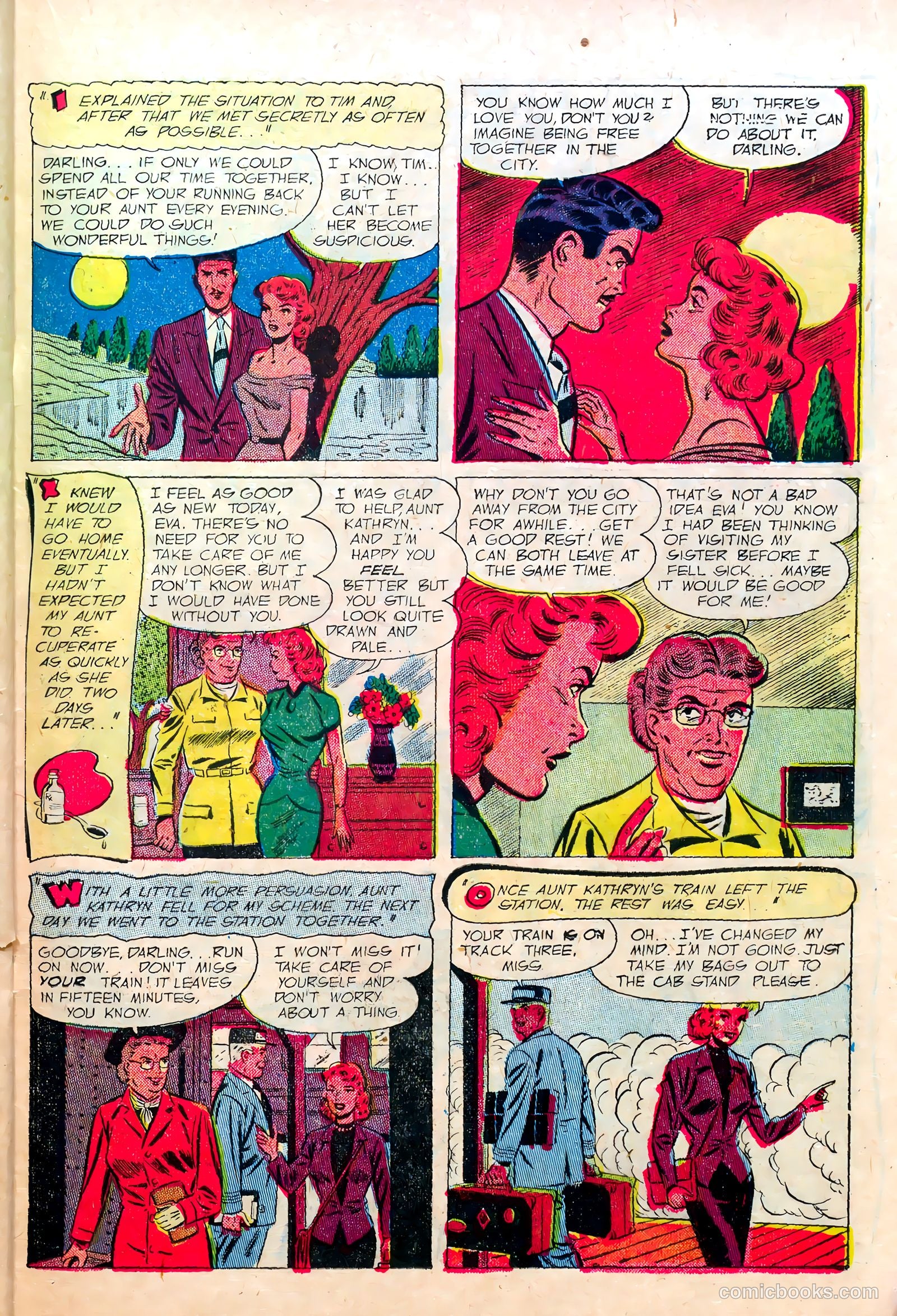 Pictorial Love Stories #1 (1952) — page 23 of 38