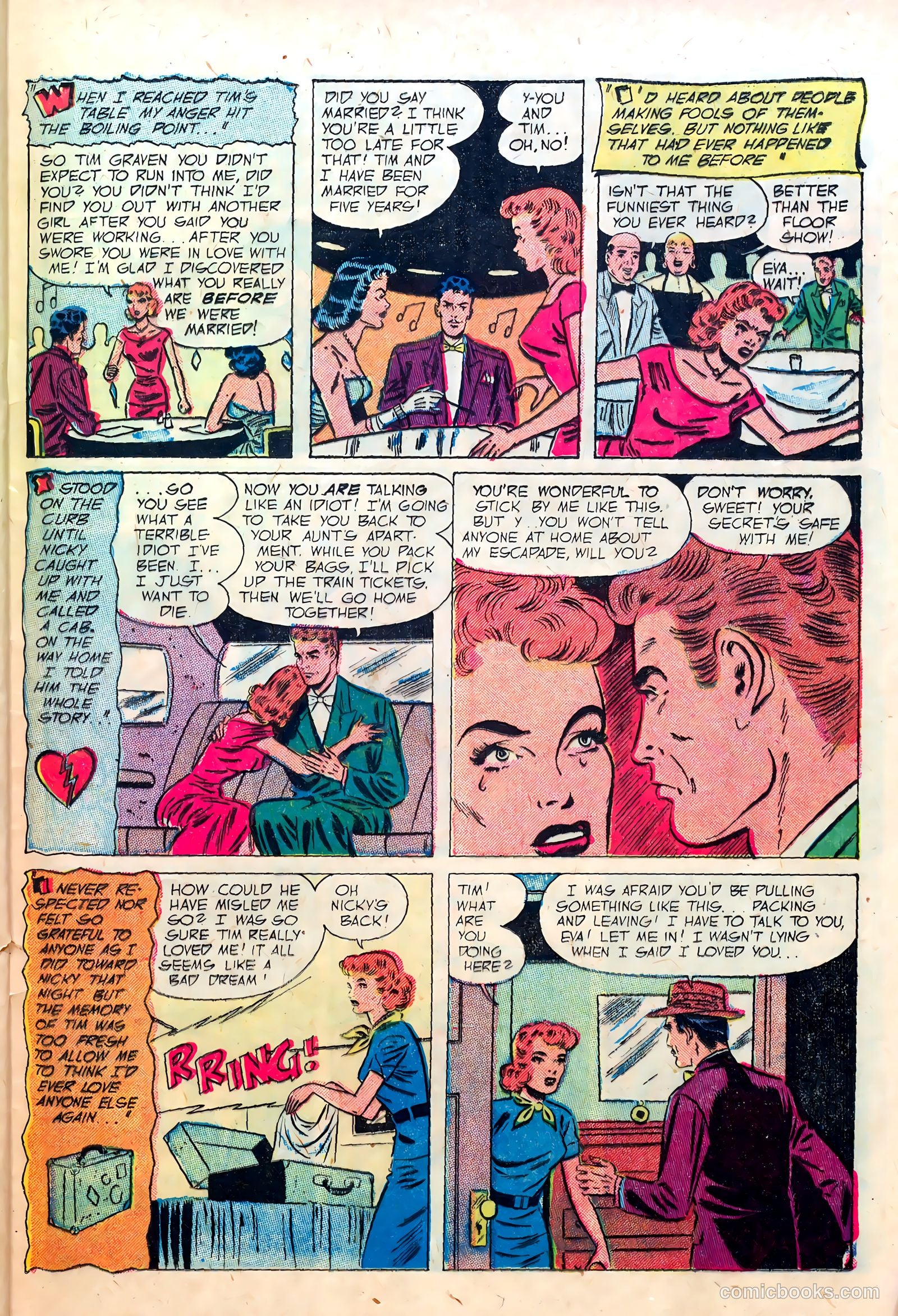 Pictorial Love Stories #1 (1952) — page 25 of 38