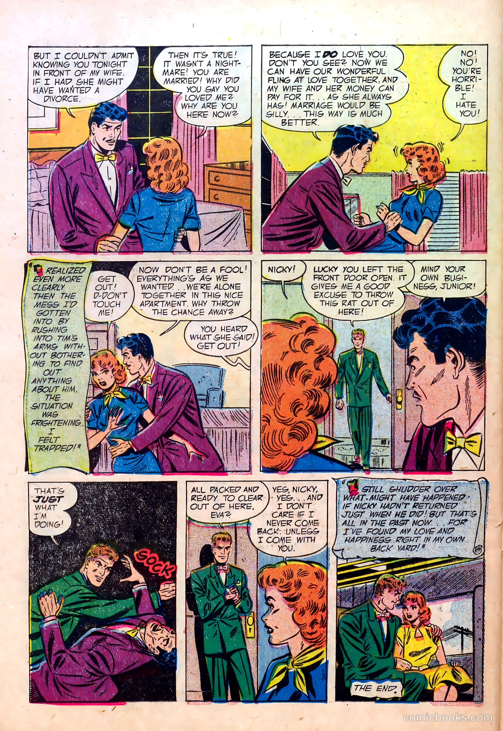 Pictorial Love Stories #1 (1952) — page 26 of 38