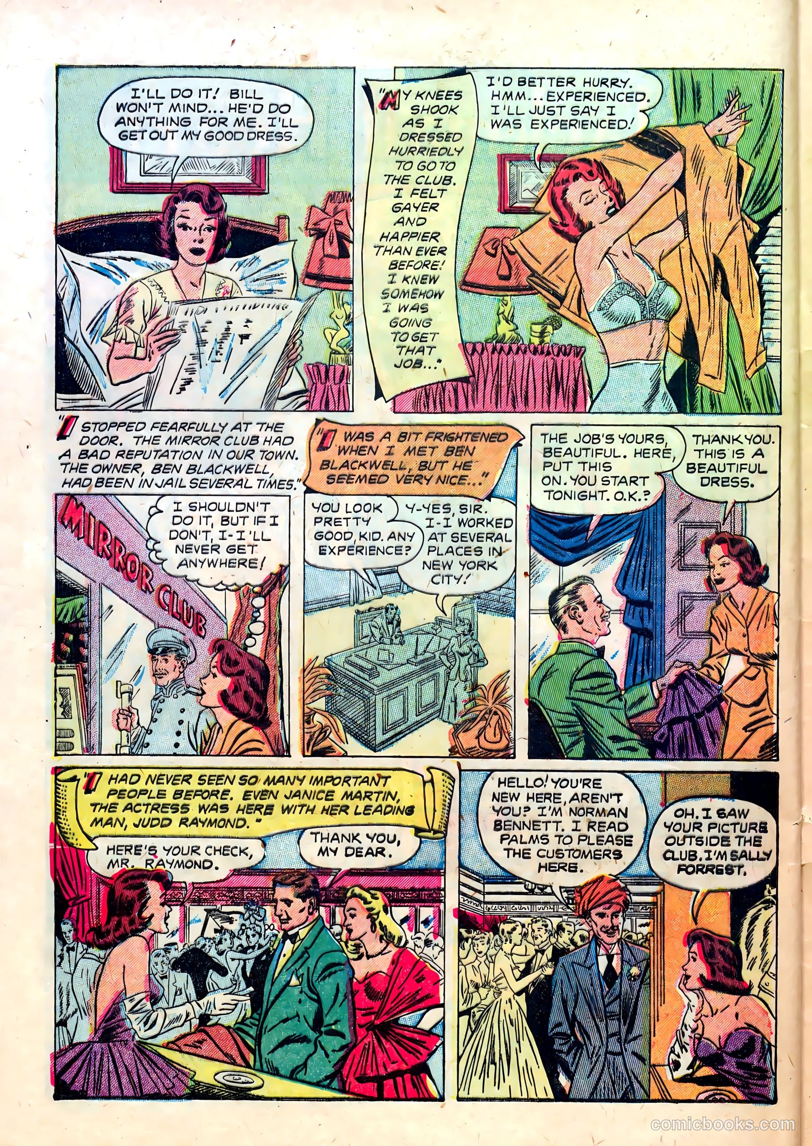 Pictorial Love Stories #1 (1952) — page 28 of 38
