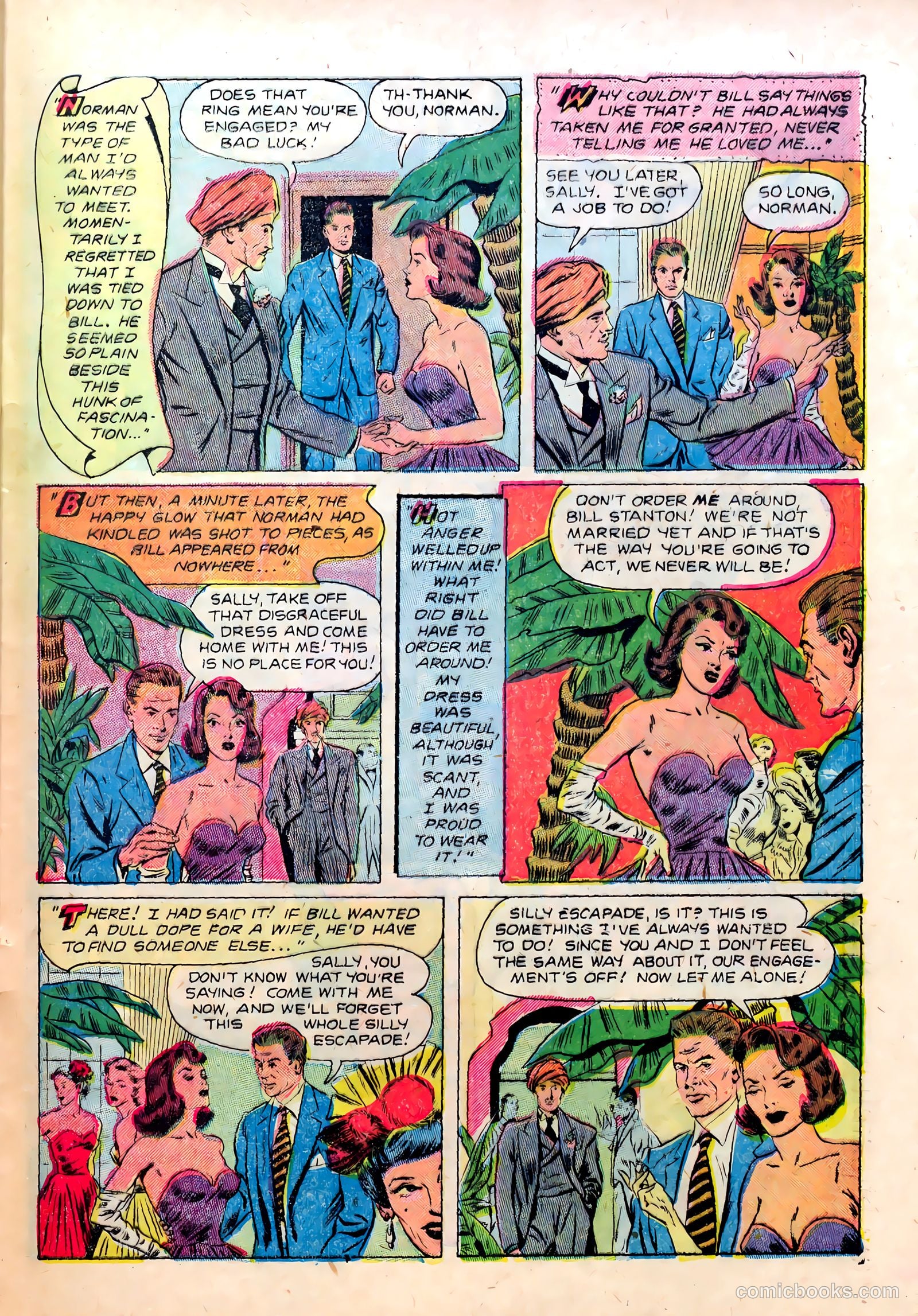 Pictorial Love Stories #1 (1952) — page 29 of 38