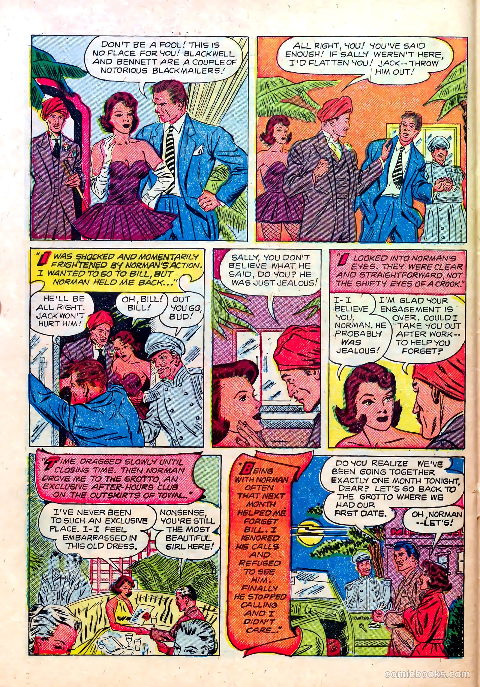 Pictorial Love Stories #1 (1952) — page 30 of 38
