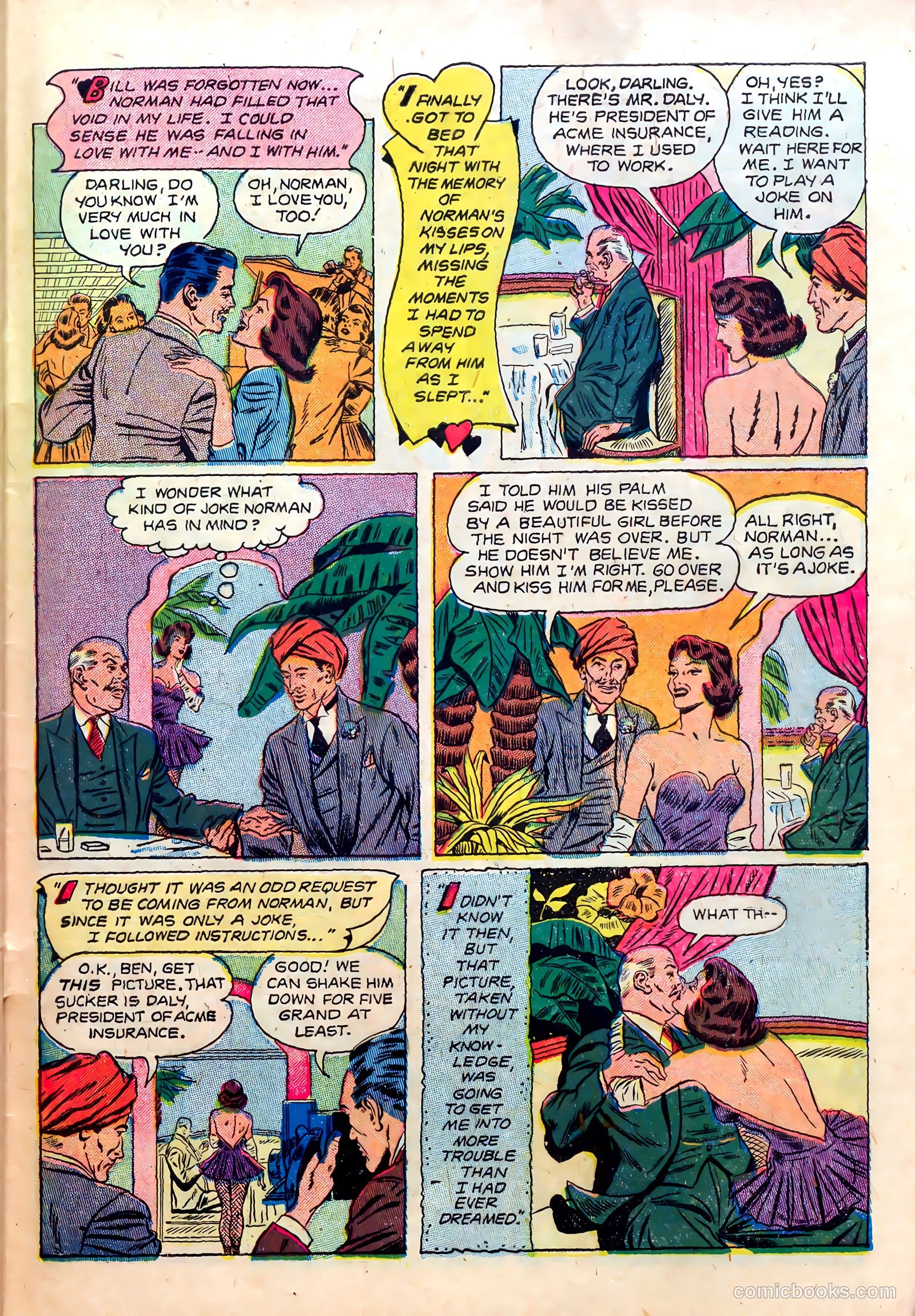 Pictorial Love Stories #1 (1952) — page 31 of 38