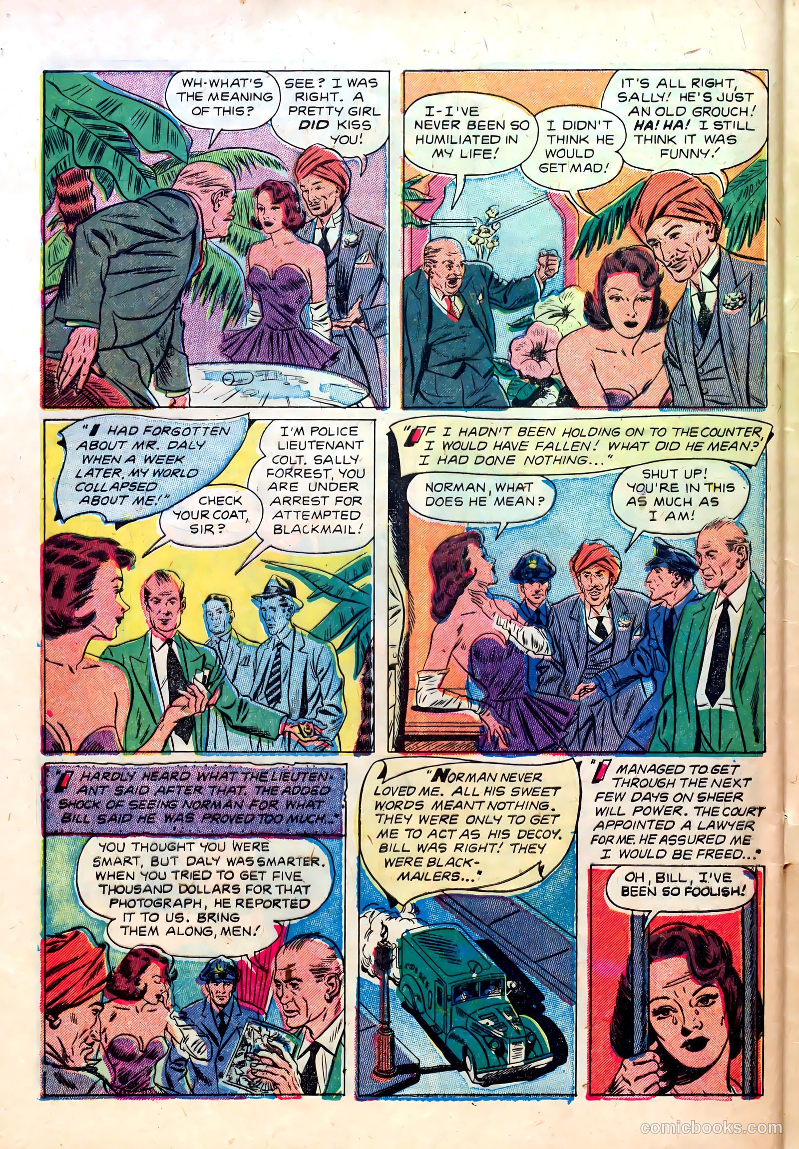 Pictorial Love Stories #1 (1952) — page 32 of 38