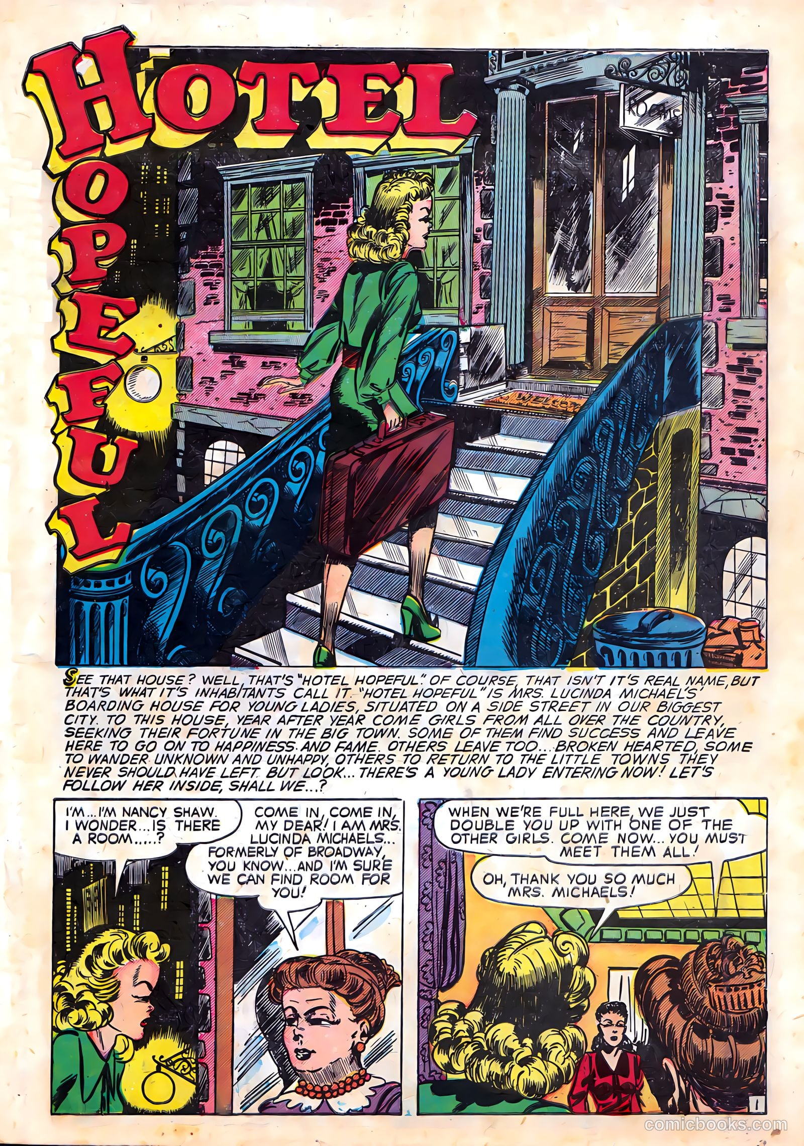 Pictorial Love Stories #22 (1949) — page 3 of 36