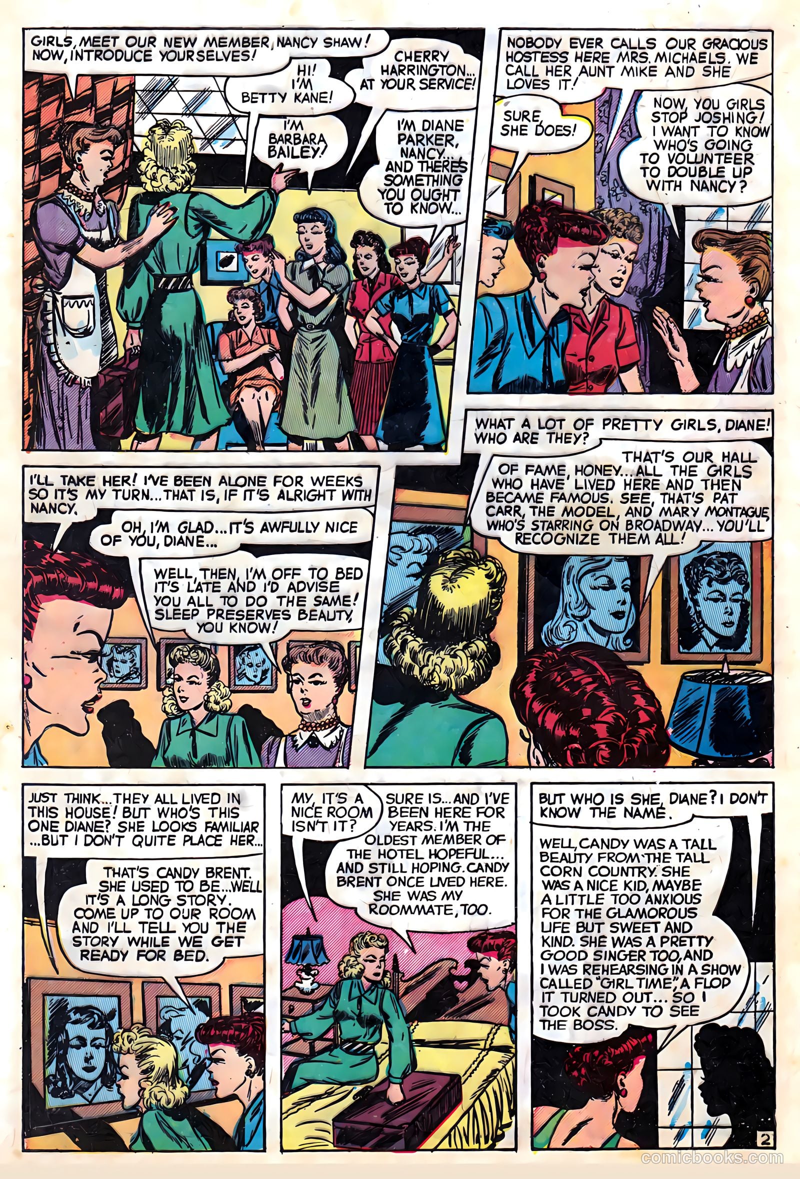 Pictorial Love Stories #22 (1949) — page 4 of 36