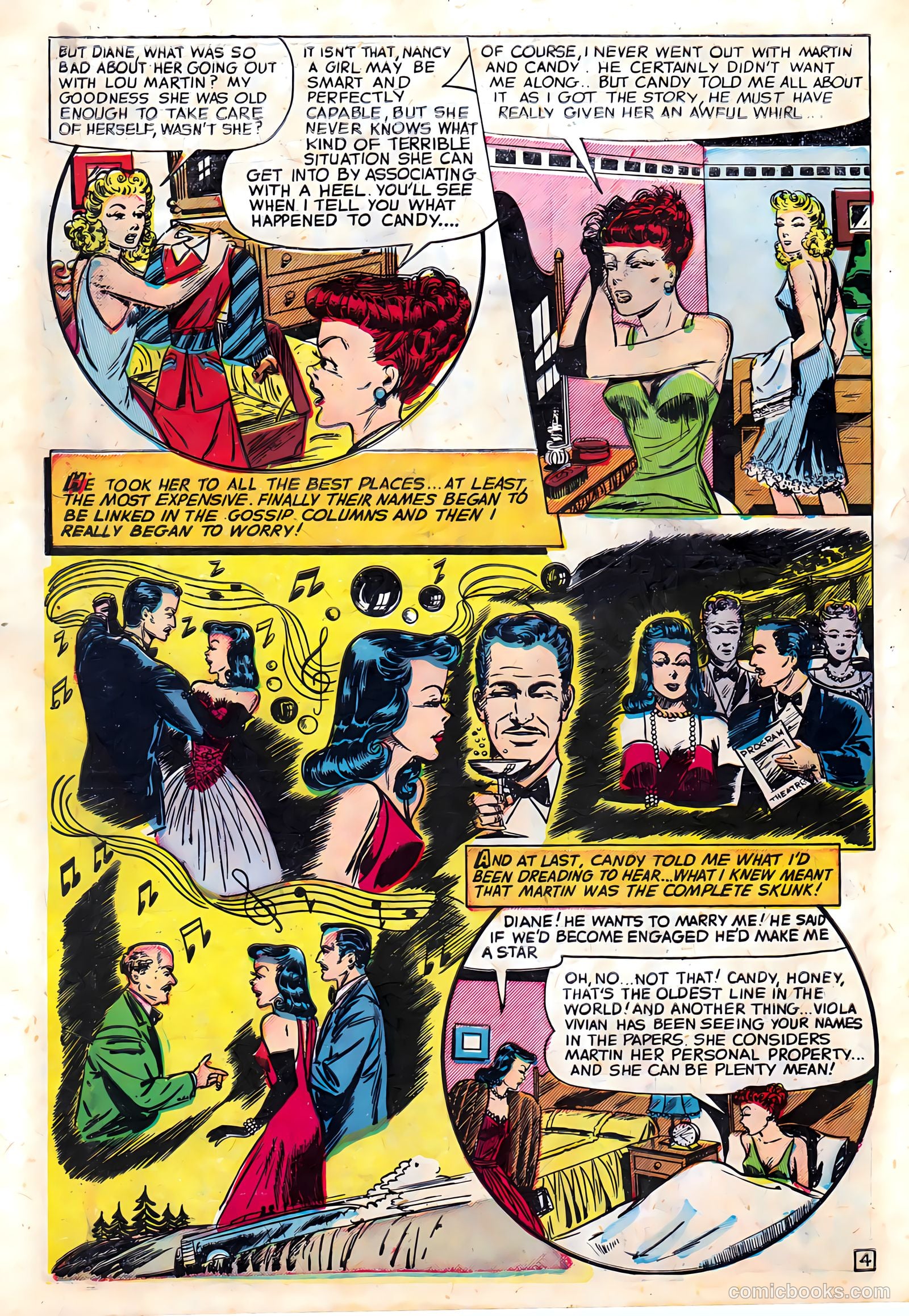 Pictorial Love Stories #22 (1949) — page 6 of 36