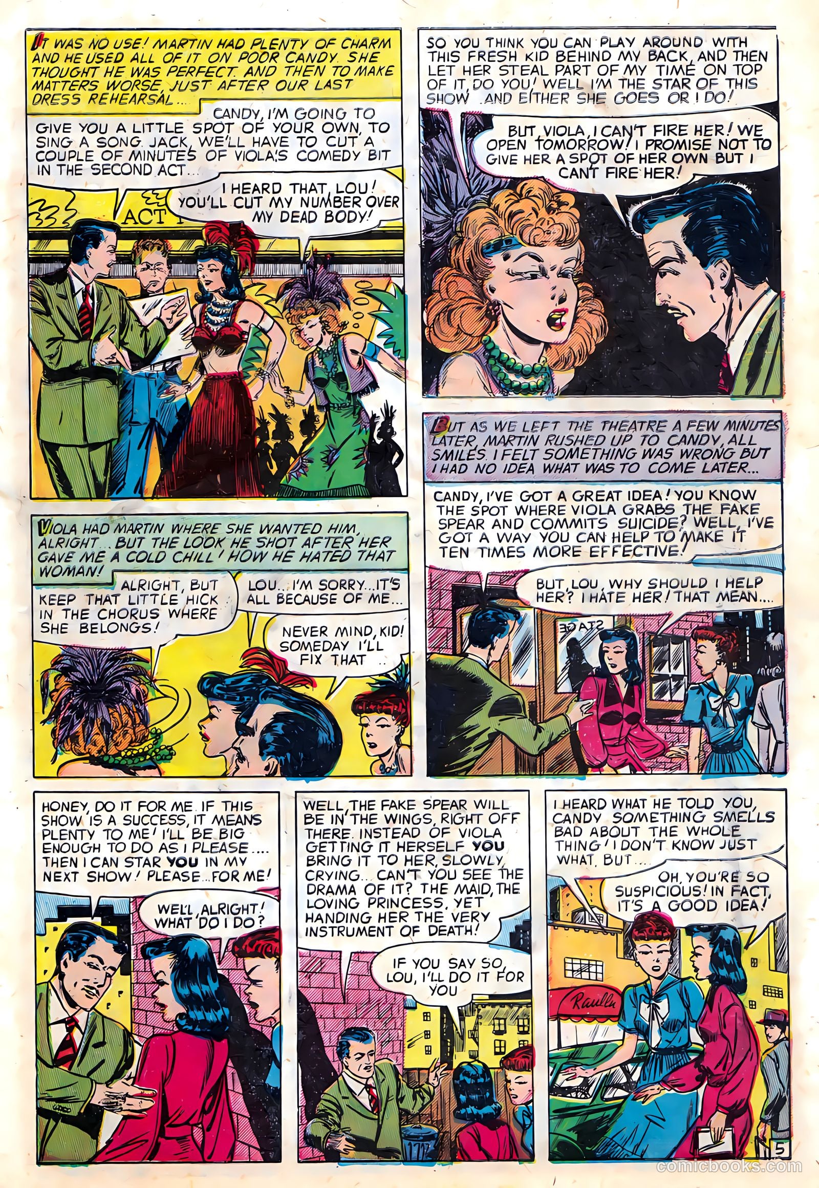 Pictorial Love Stories #22 (1949) — page 7 of 36