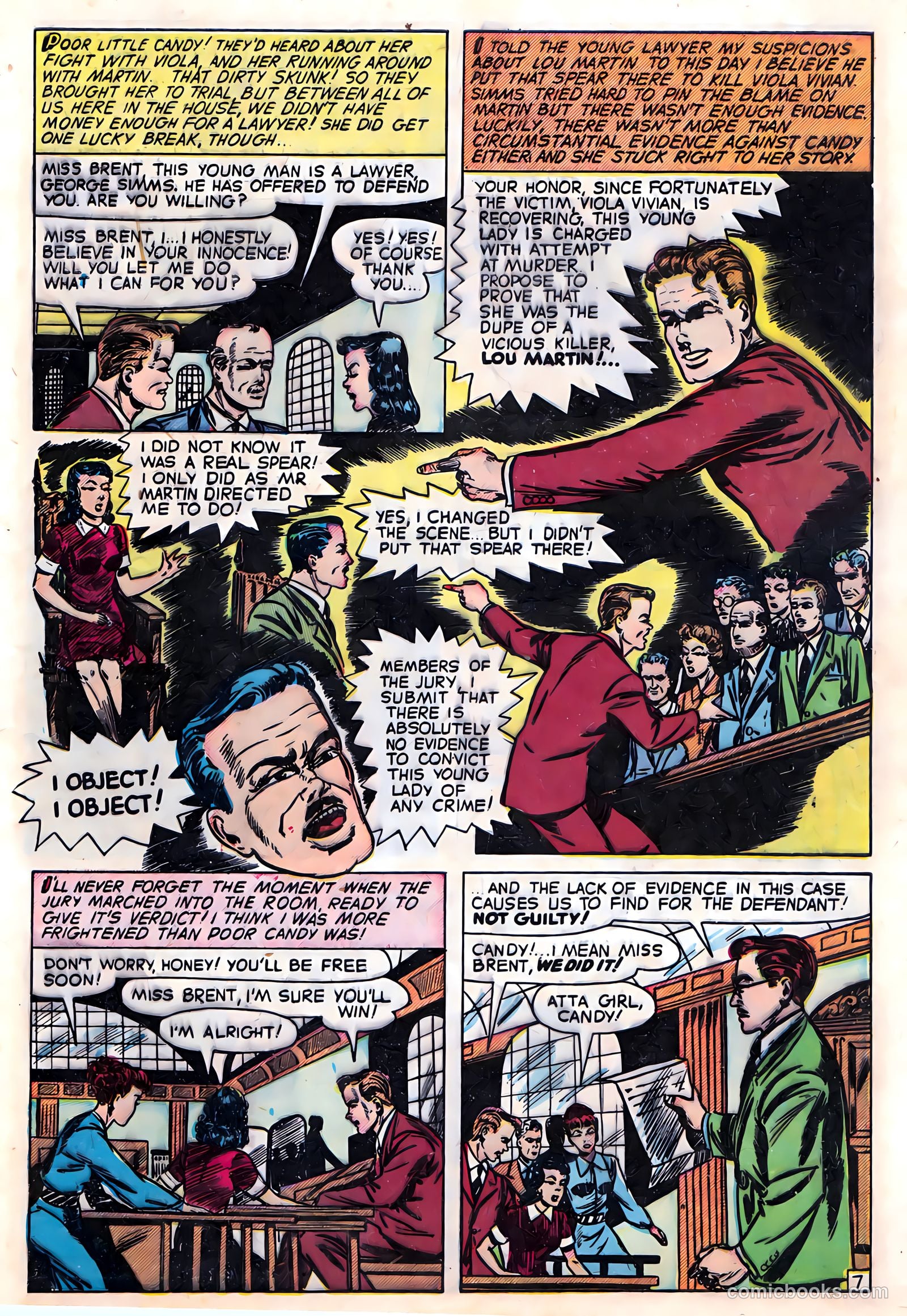 Pictorial Love Stories #22 (1949) — page 9 of 36