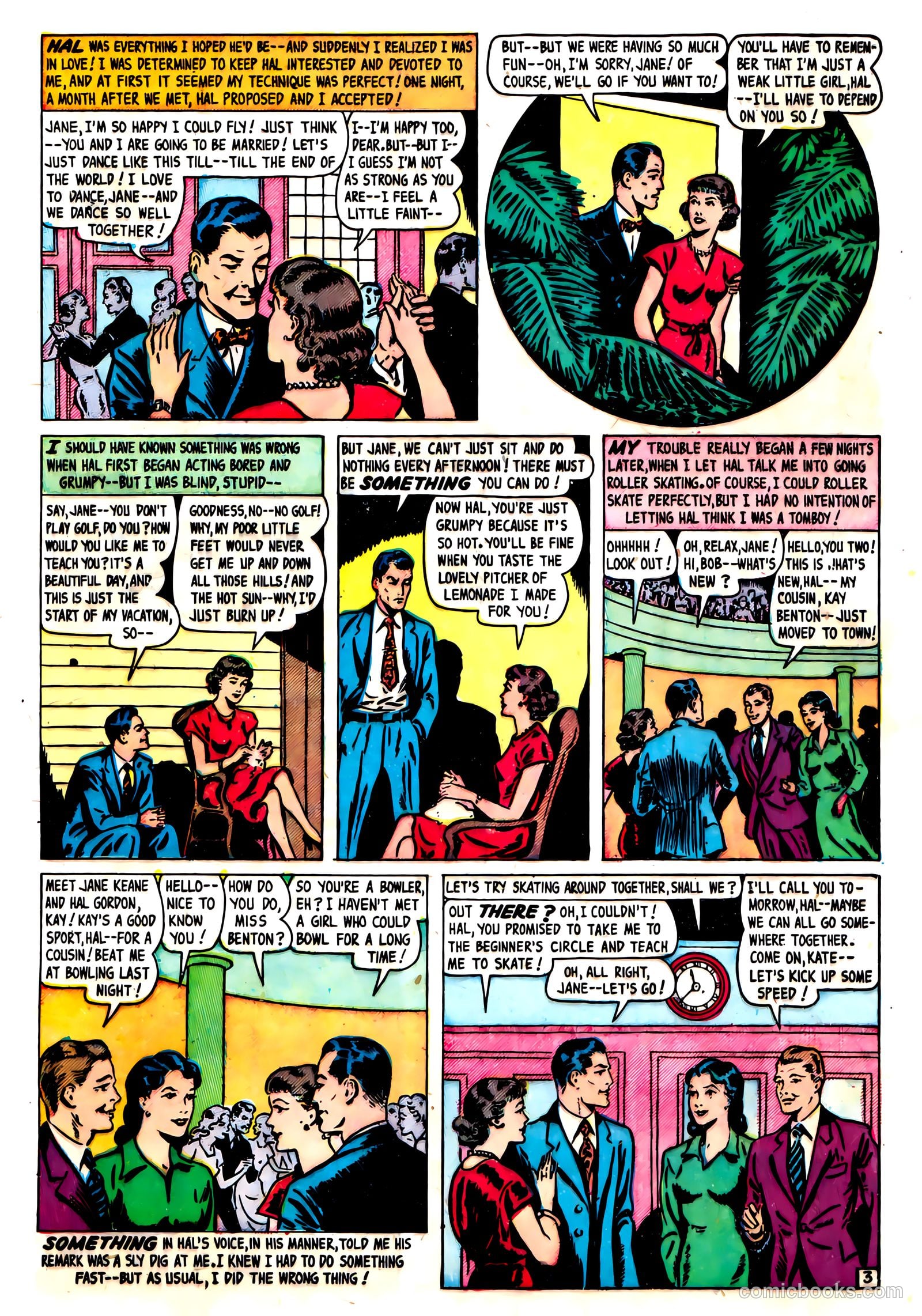 Pictorial Love Stories #22 (1949) — page 13 of 36
