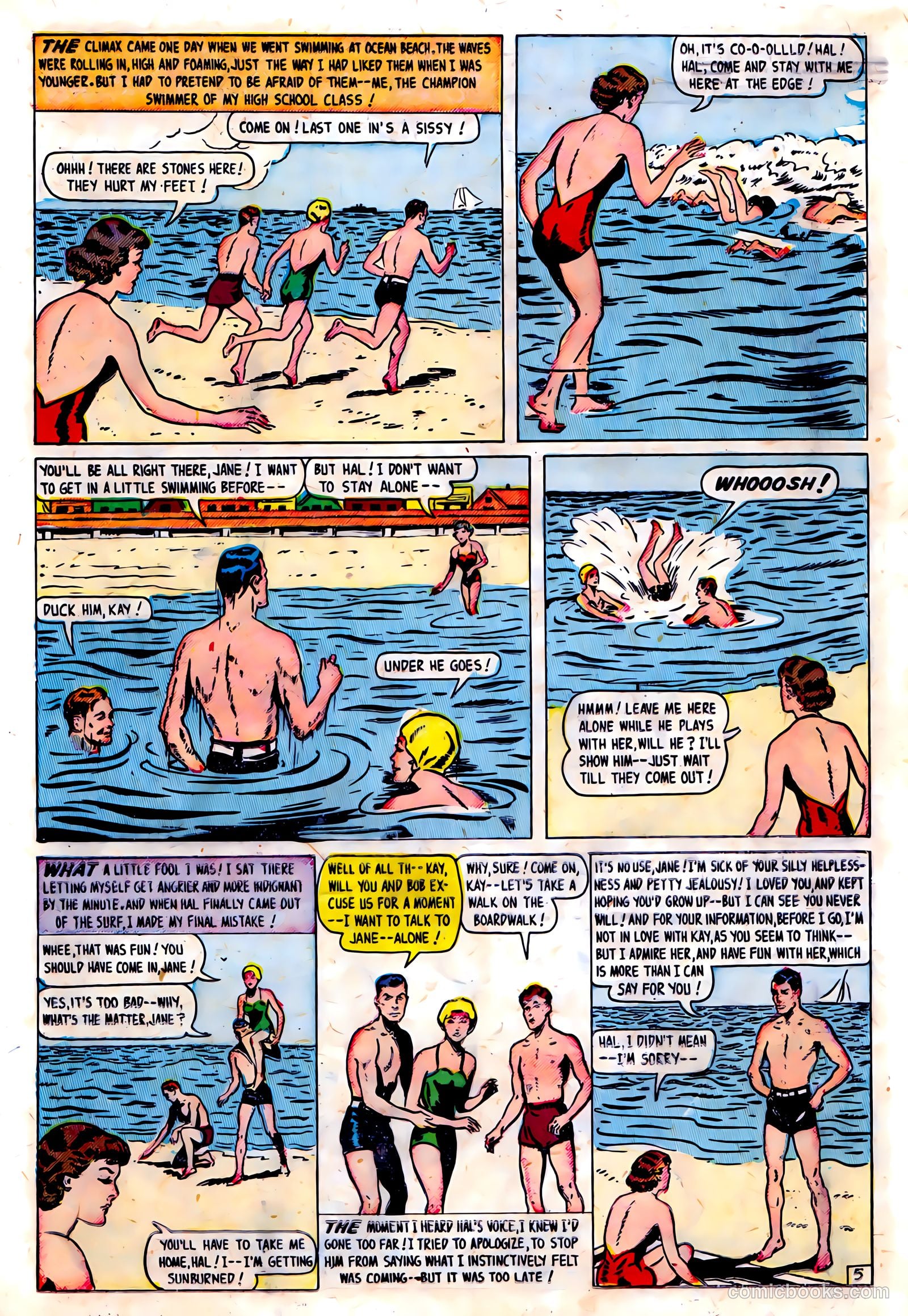 Pictorial Love Stories #22 (1949) — page 15 of 36