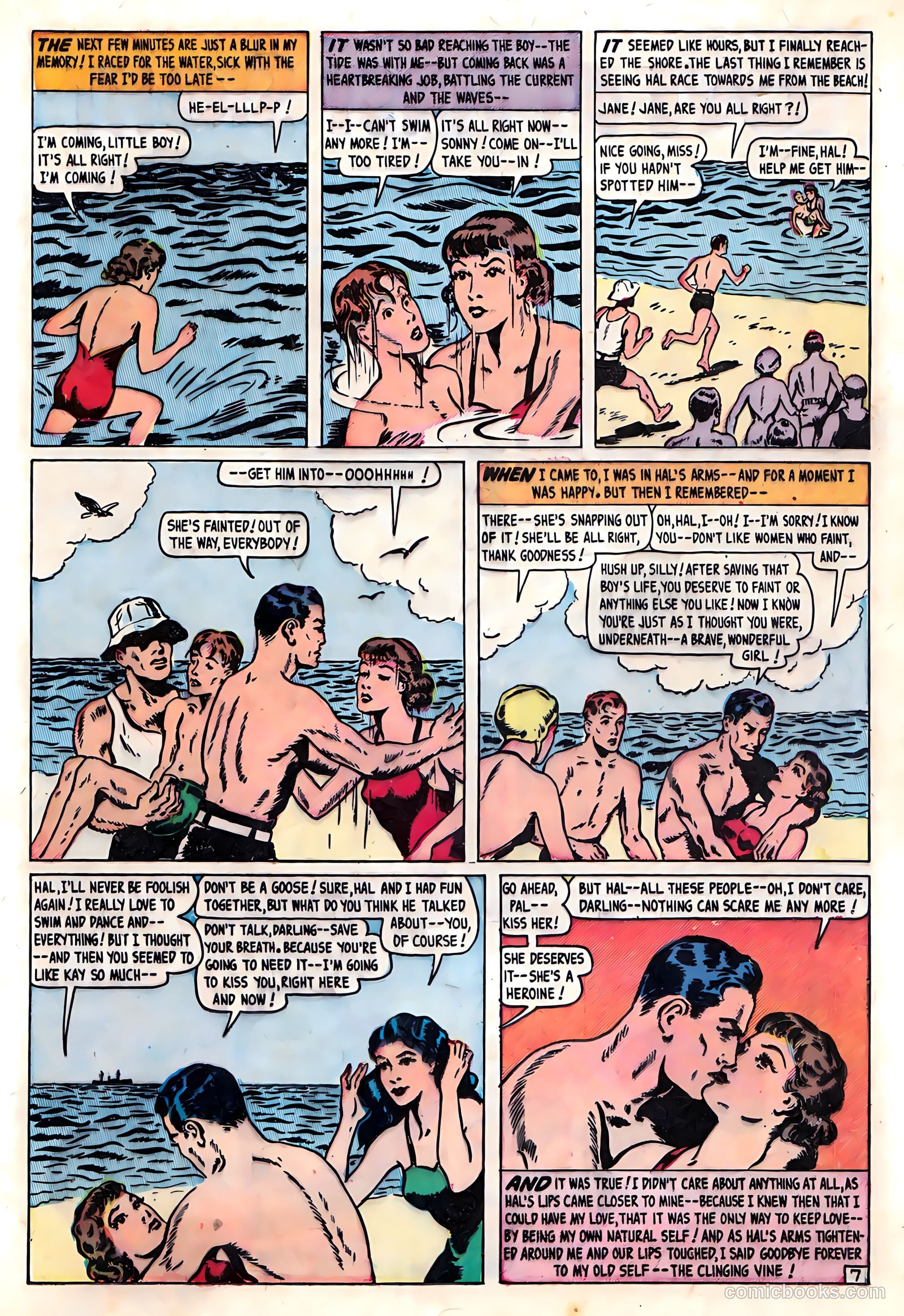 Pictorial Love Stories #22 (1949) — page 17 of 36