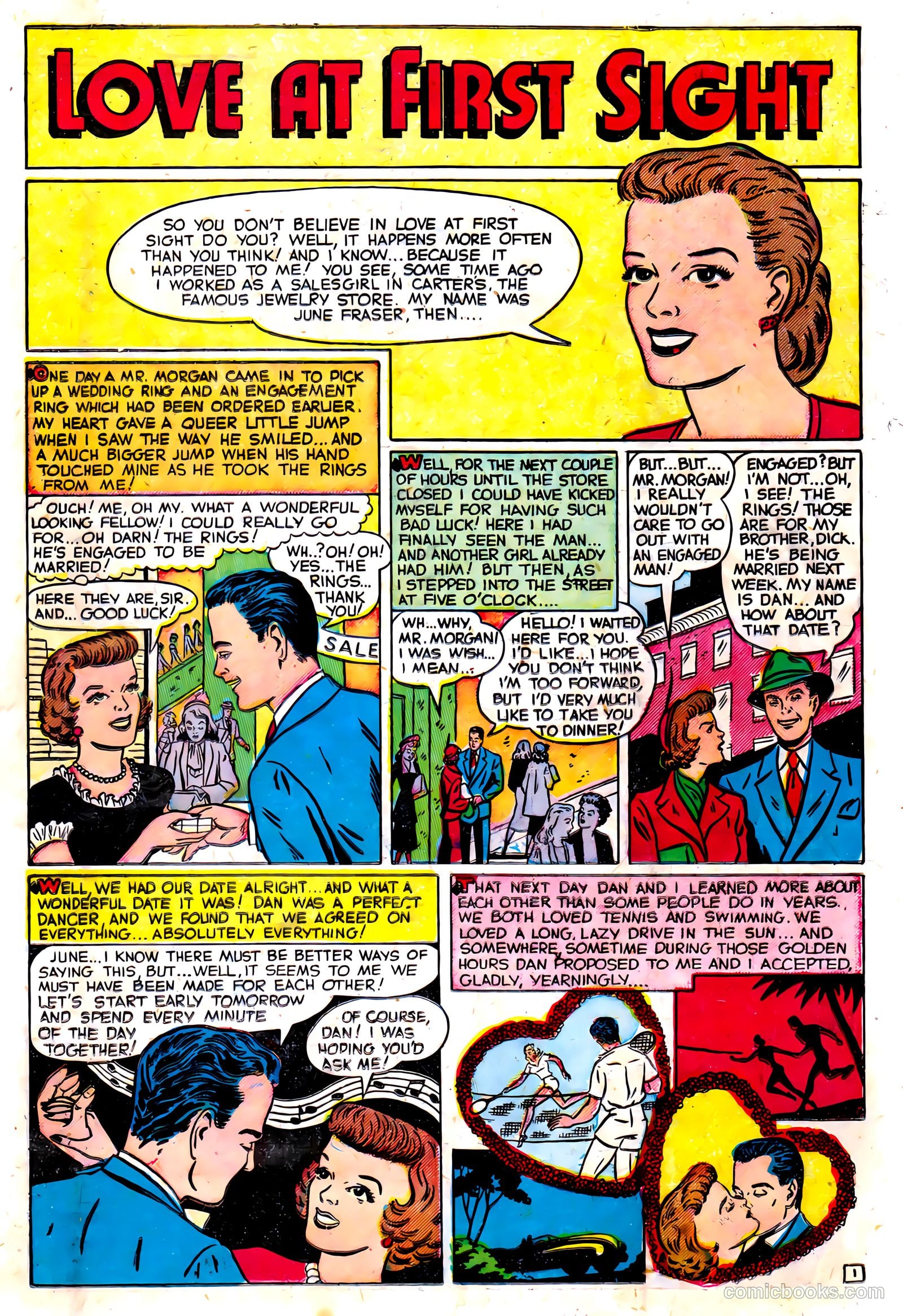 Pictorial Love Stories #22 (1949) — page 18 of 36
