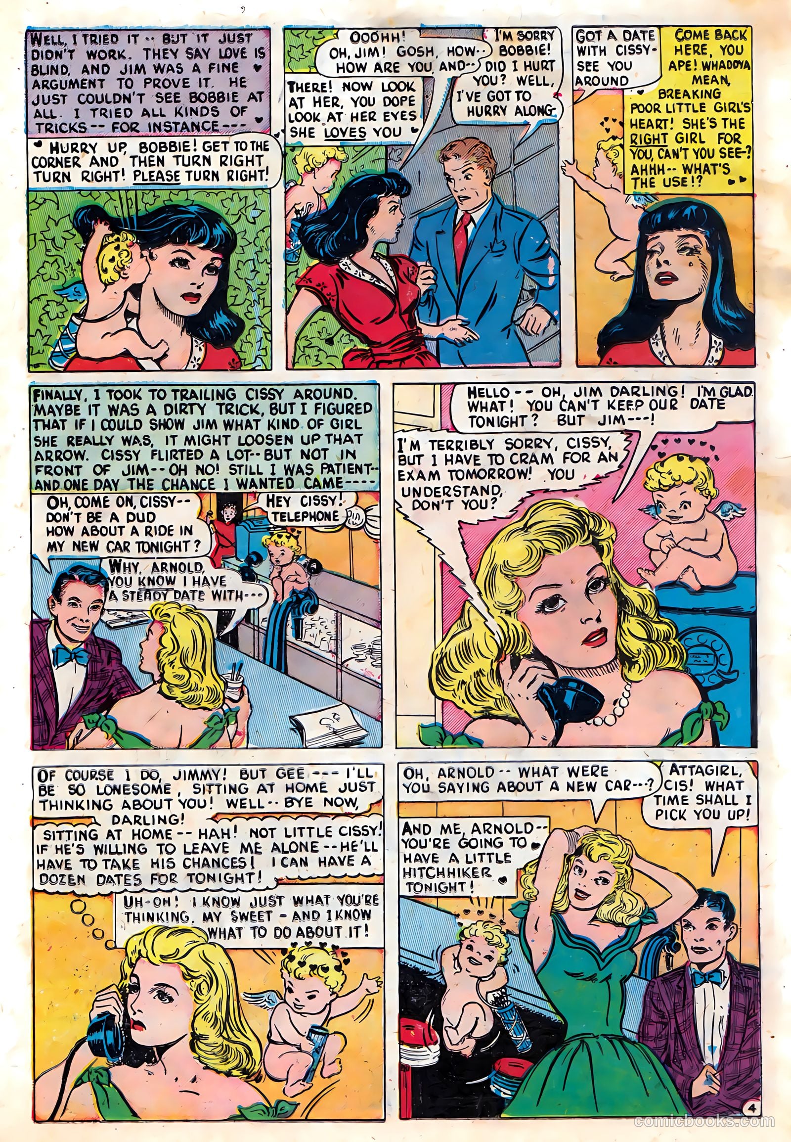 Pictorial Love Stories #22 (1949) — page 23 of 36
