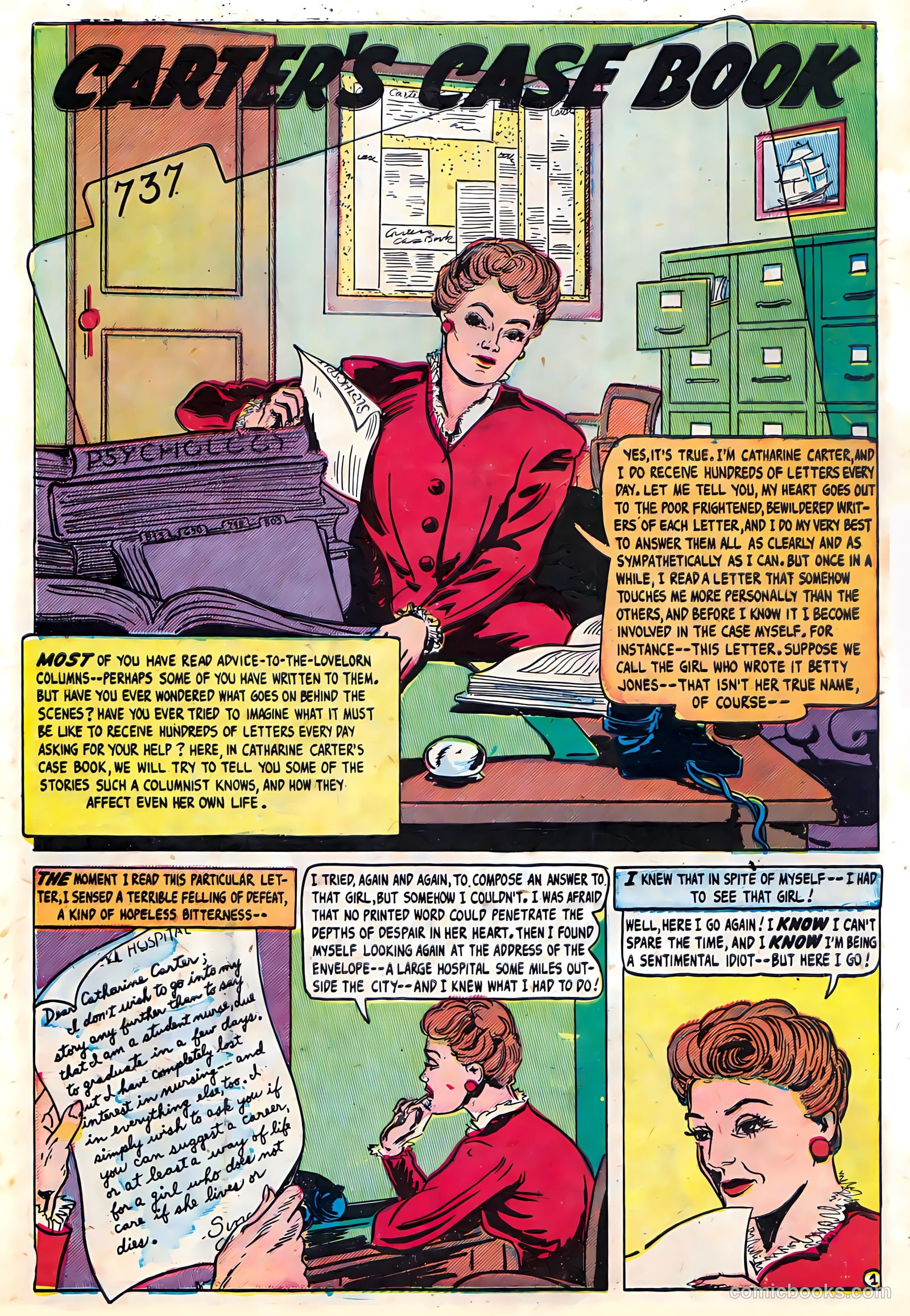 Pictorial Love Stories #22 (1949) — page 27 of 36