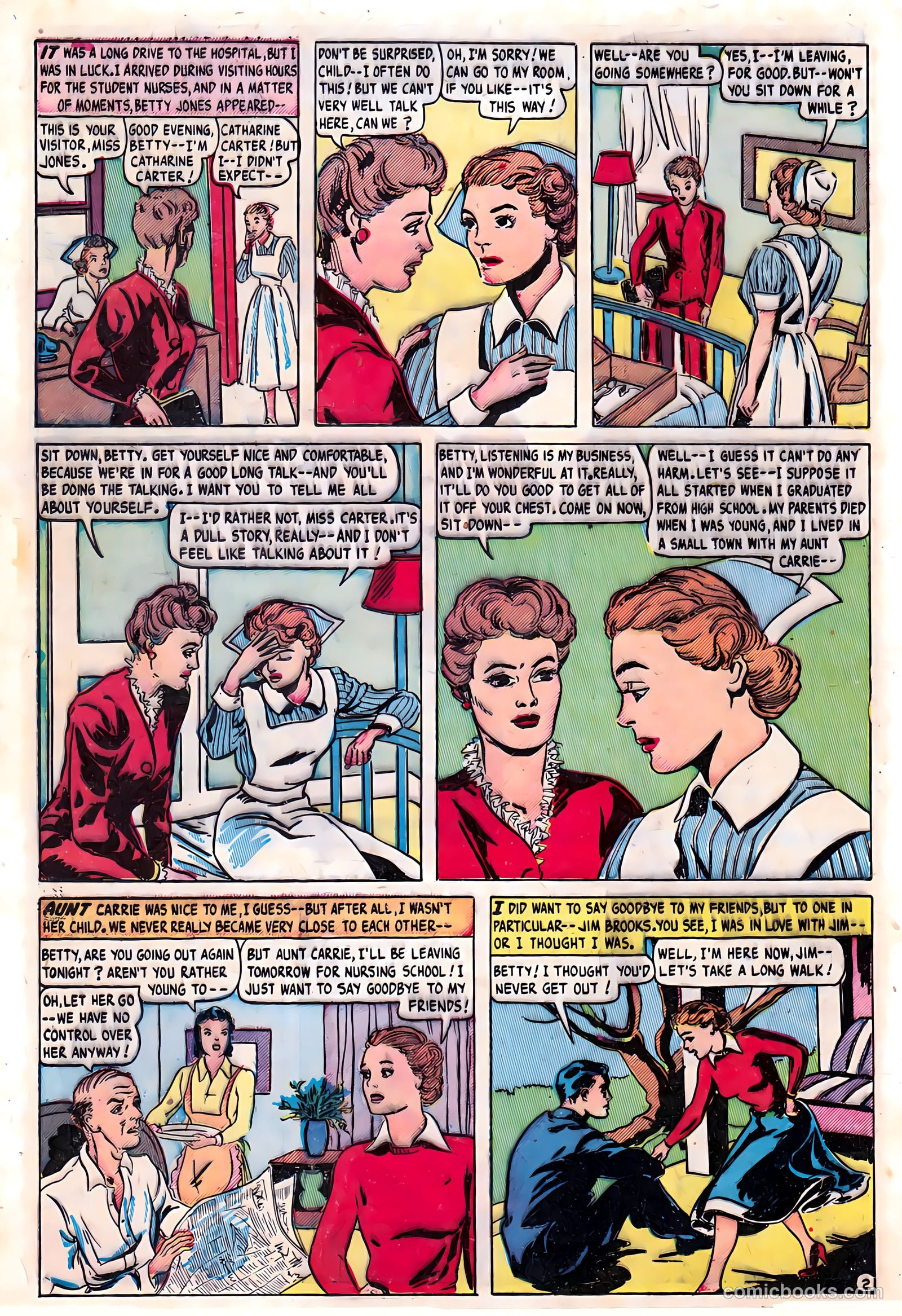 Pictorial Love Stories #22 (1949) — page 28 of 36
