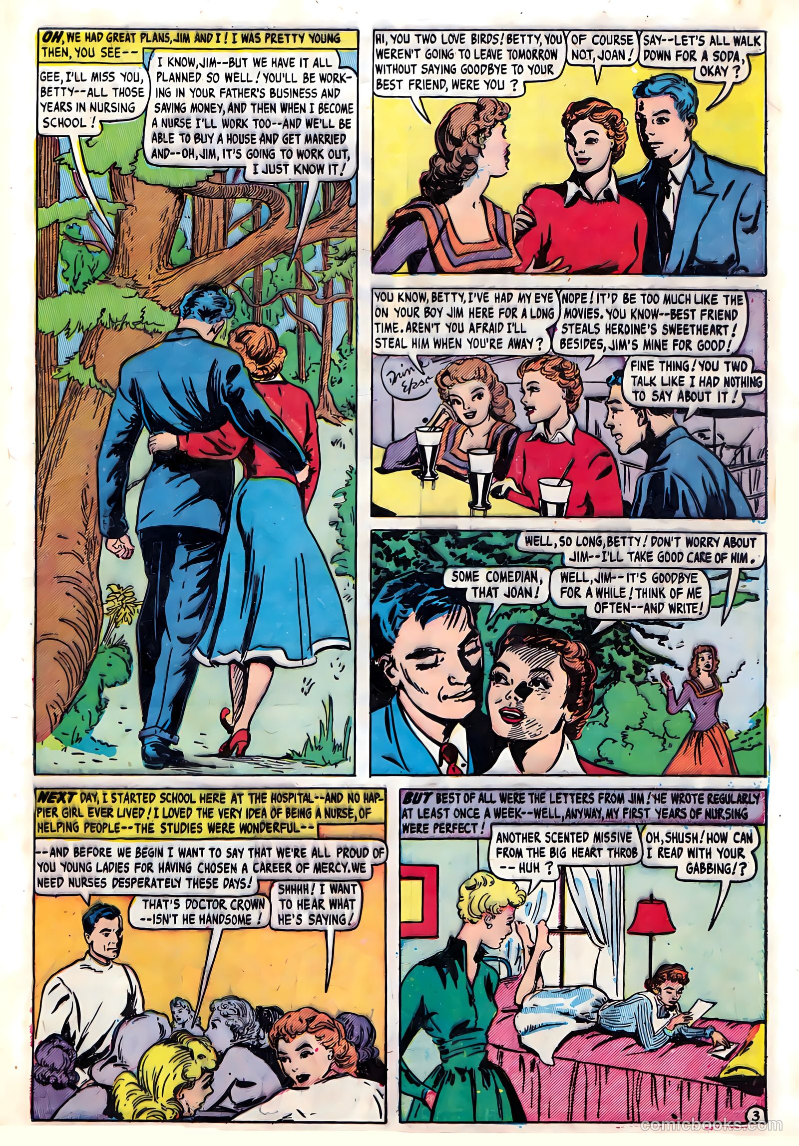 Pictorial Love Stories #22 (1949) — page 29 of 36