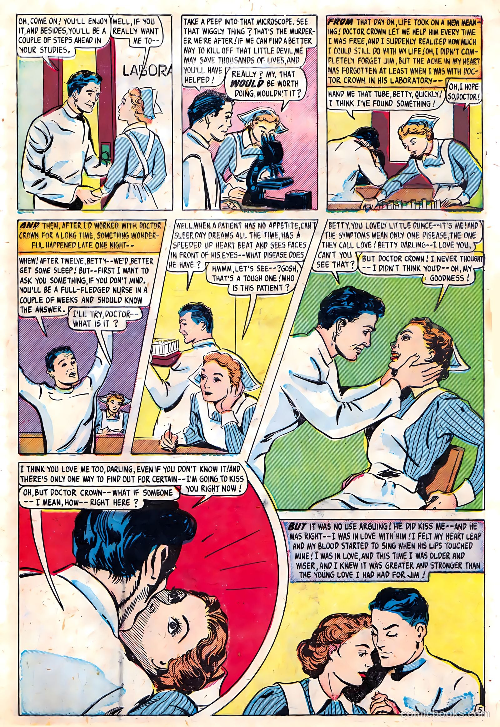 Pictorial Love Stories #22 (1949) — page 31 of 36
