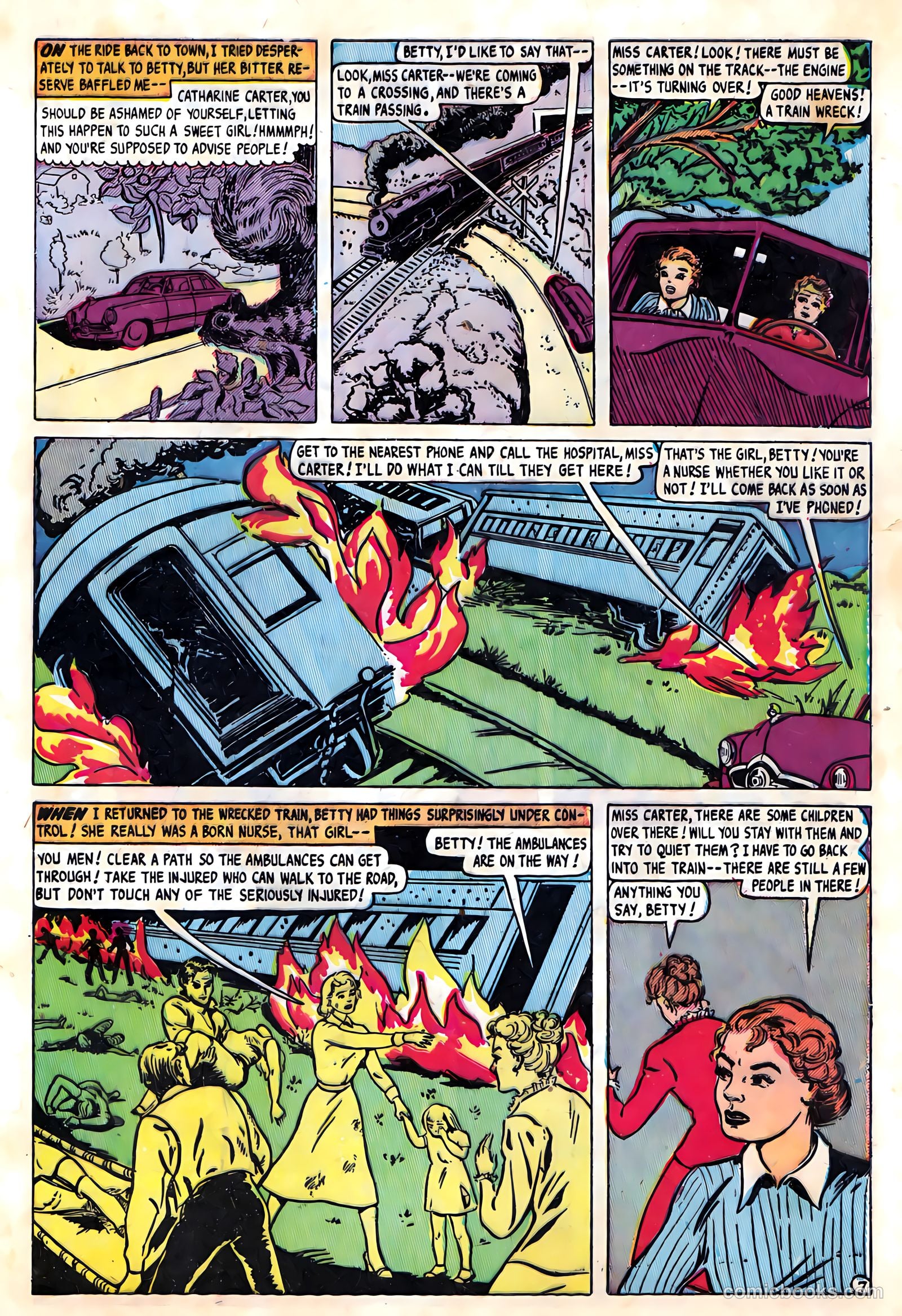 Pictorial Love Stories #22 (1949) — page 33 of 36