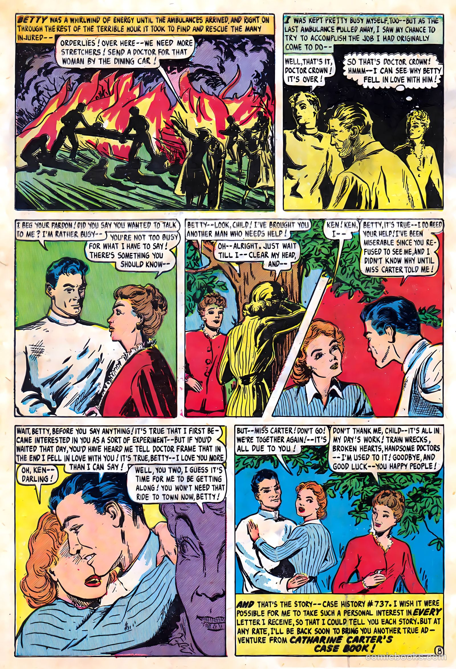 Pictorial Love Stories #22 (1949) — page 34 of 36