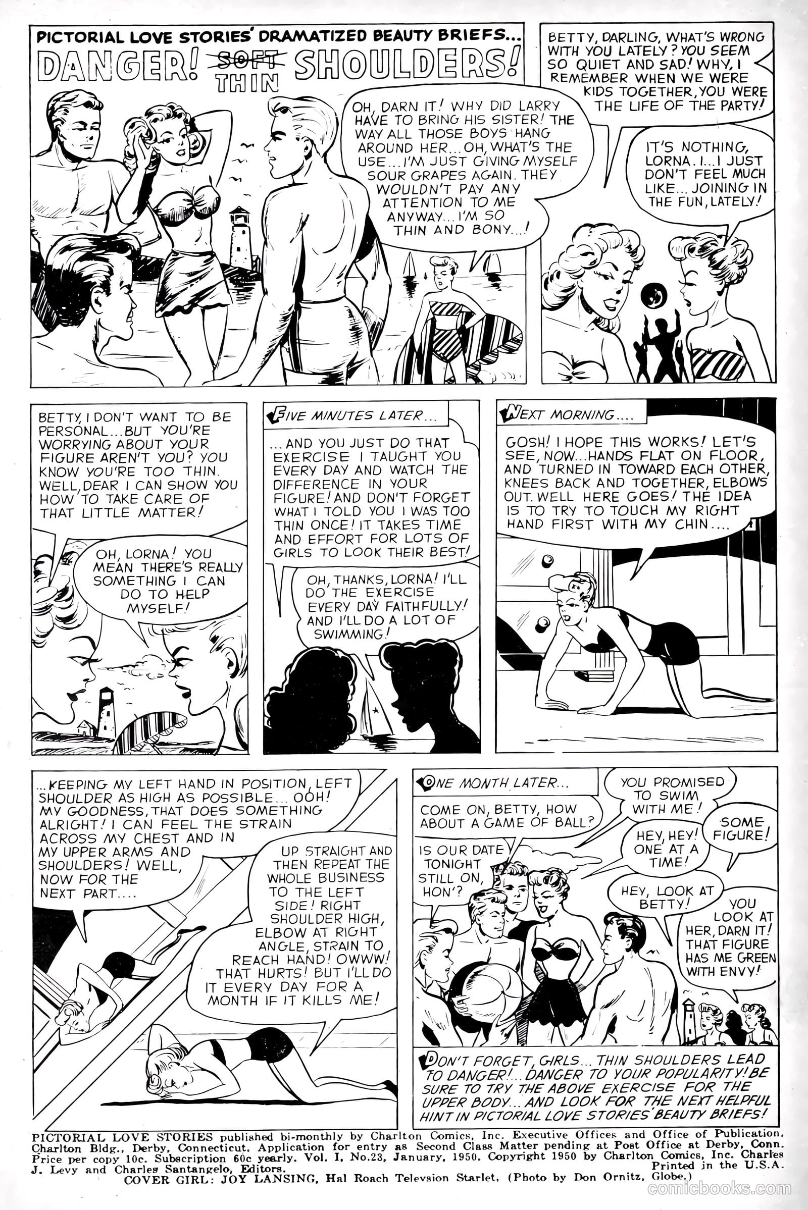 Pictorial Love Stories #23 (1950) — page 2 of 36
