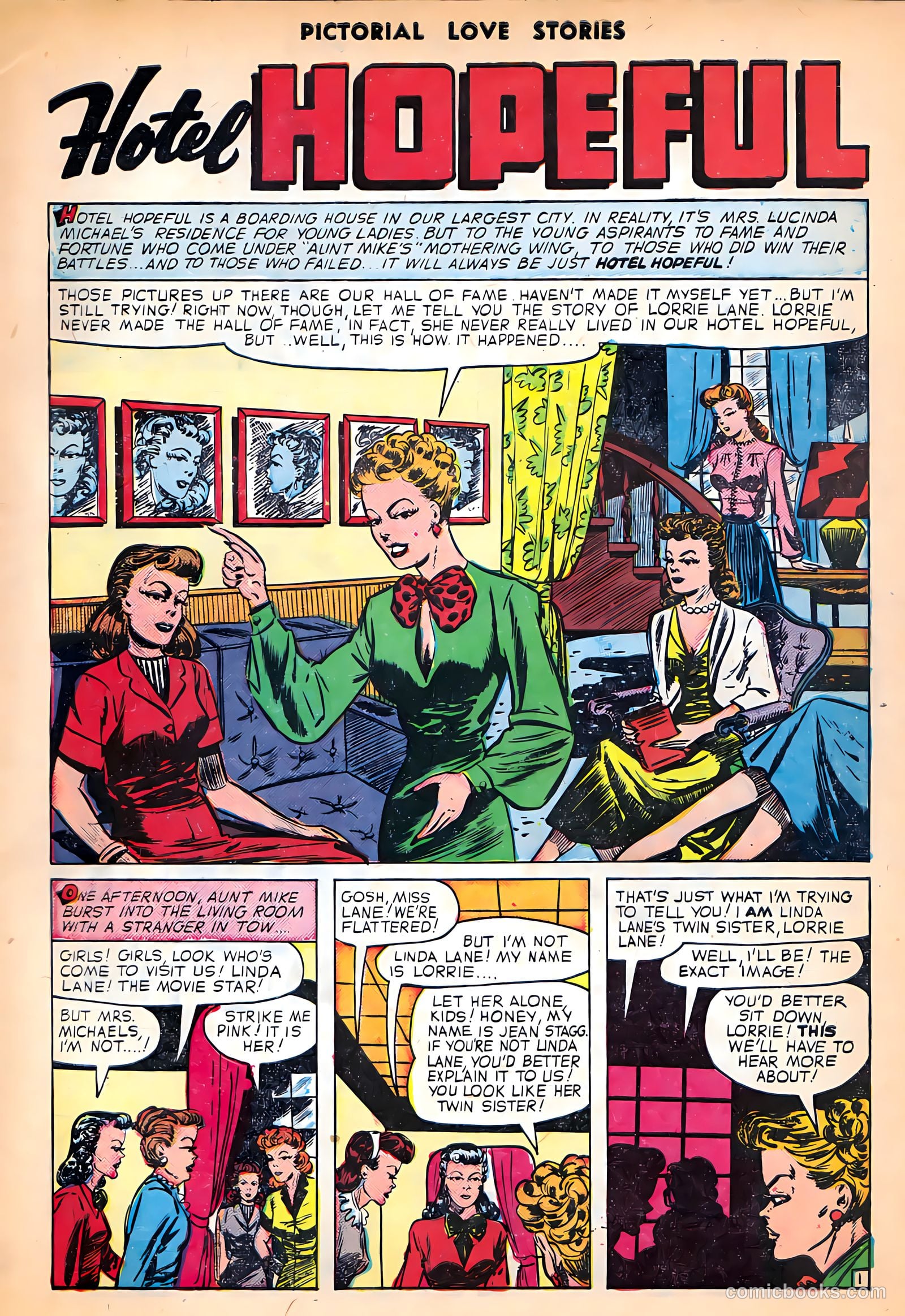 Pictorial Love Stories #23 (1950) — page 3 of 36