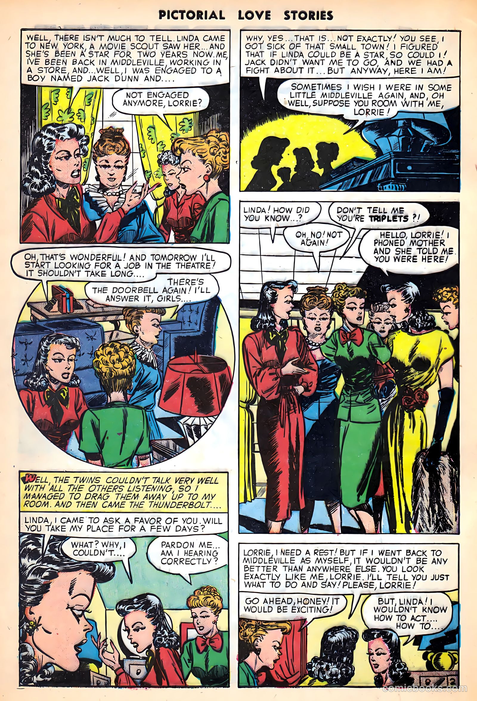 Pictorial Love Stories #23 (1950) — page 4 of 36