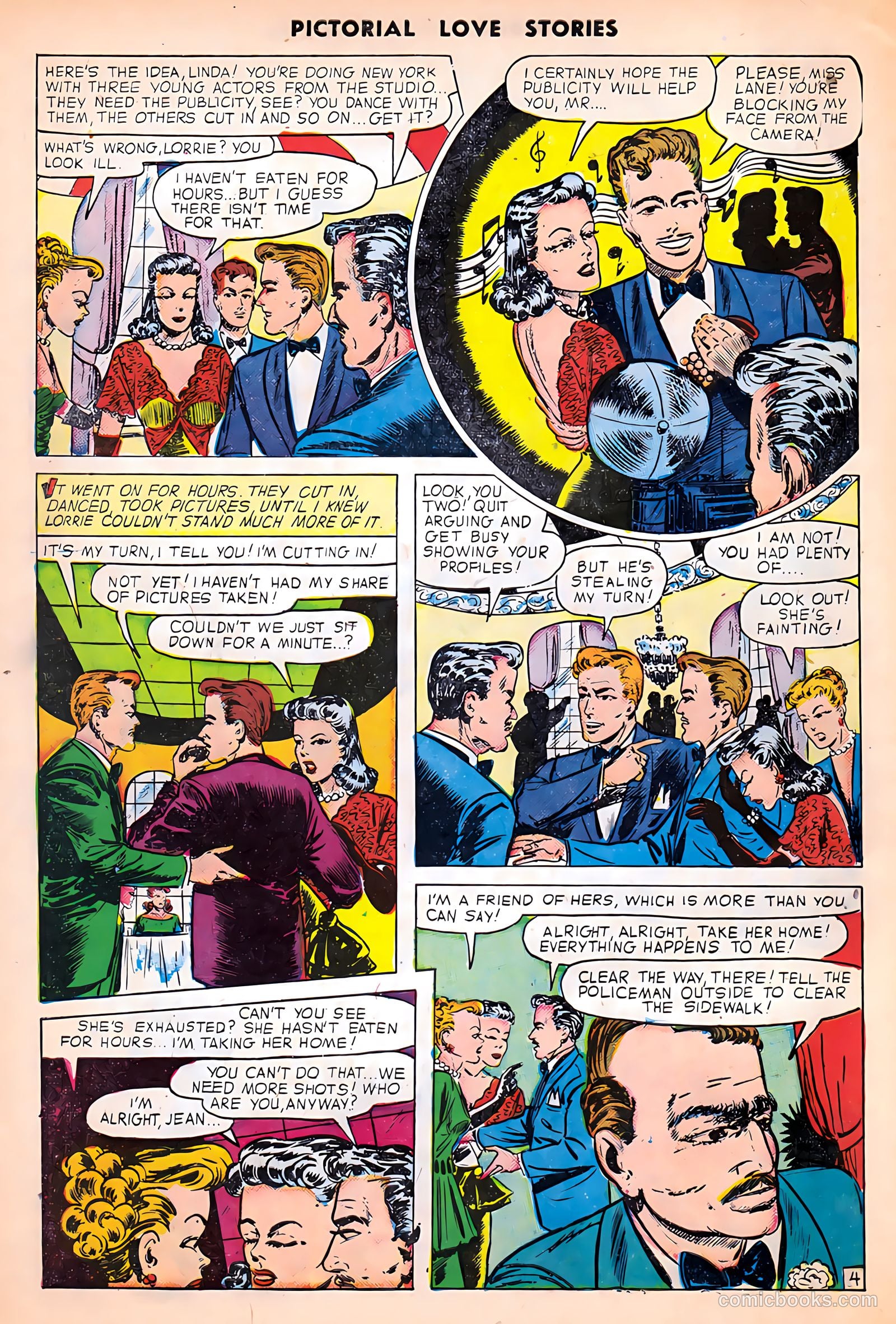 Pictorial Love Stories #23 (1950) — page 6 of 36
