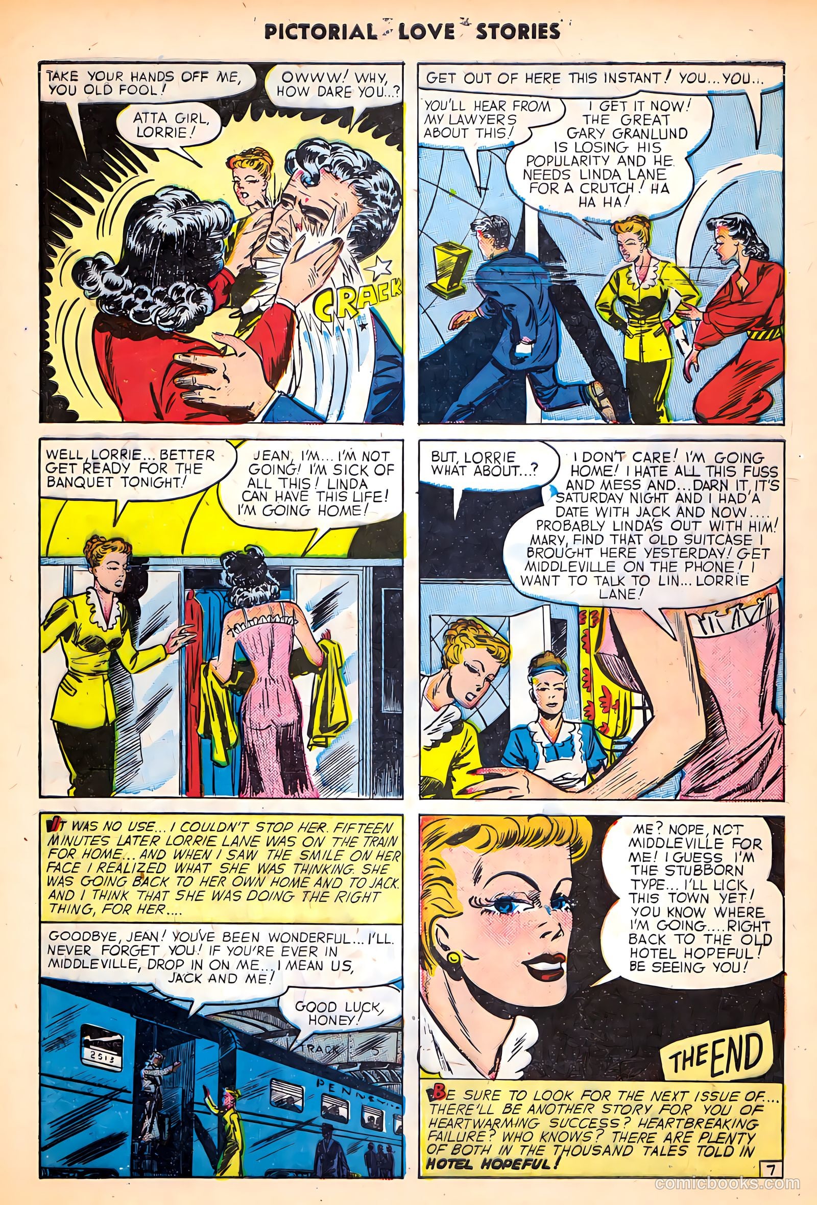 Pictorial Love Stories #23 (1950) — page 9 of 36