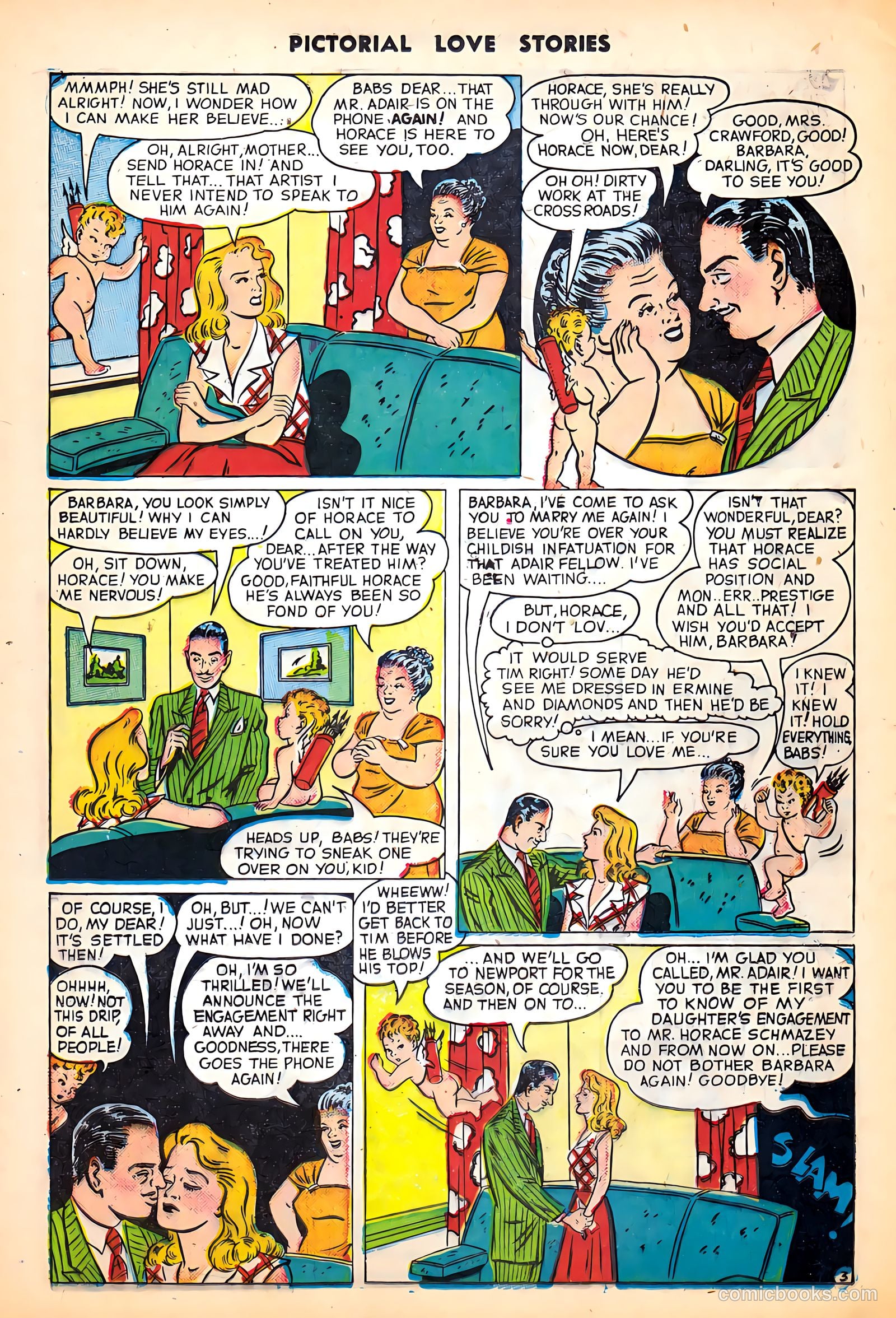 Pictorial Love Stories #23 (1950) — page 12 of 36