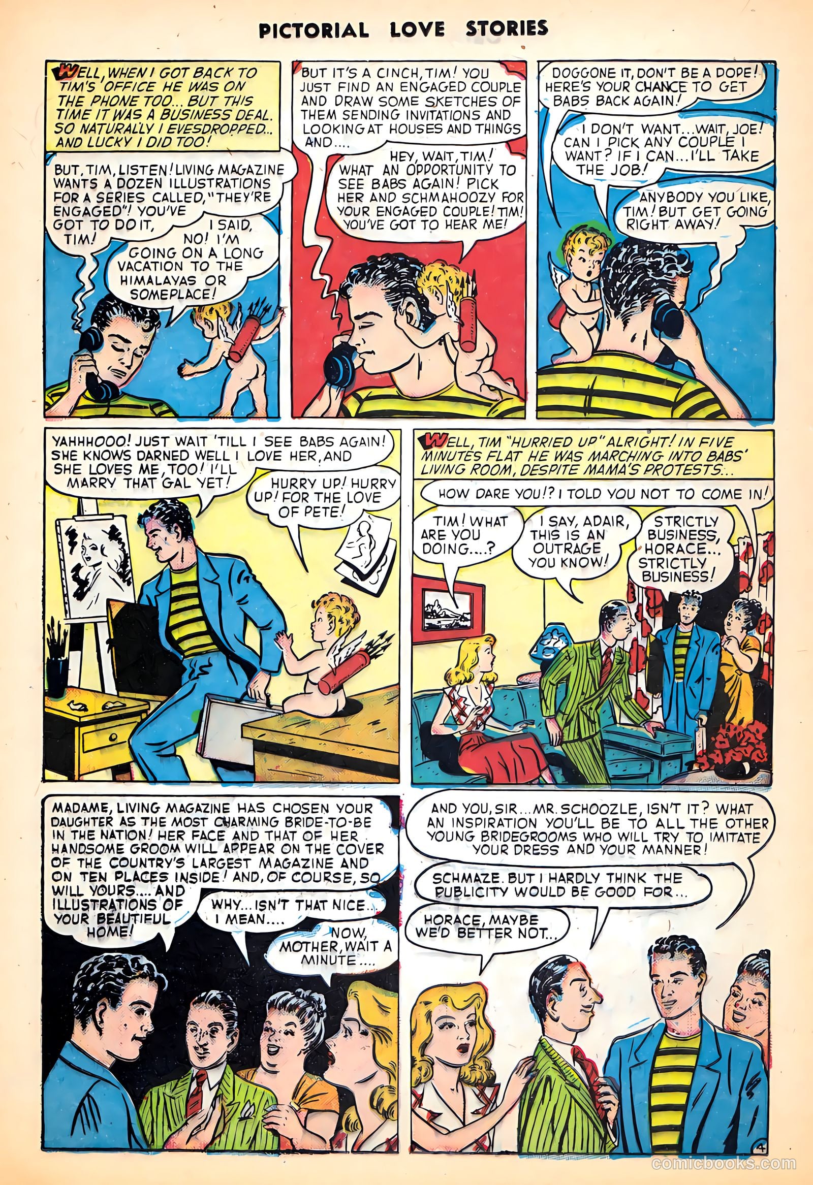 Pictorial Love Stories #23 (1950) — page 13 of 36