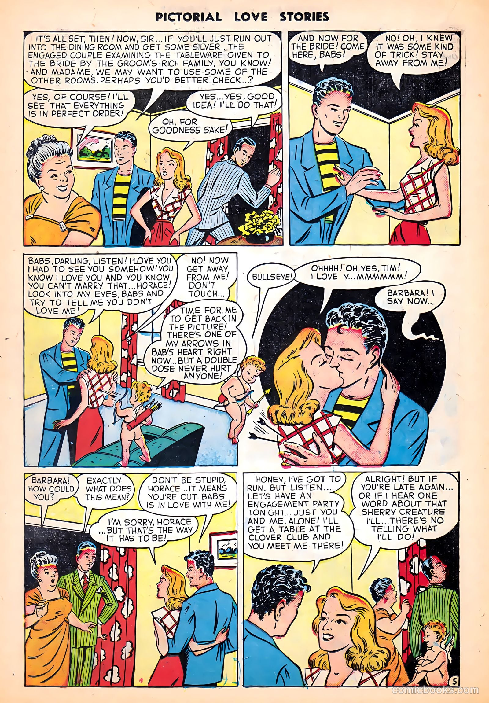 Pictorial Love Stories #23 (1950) — page 14 of 36