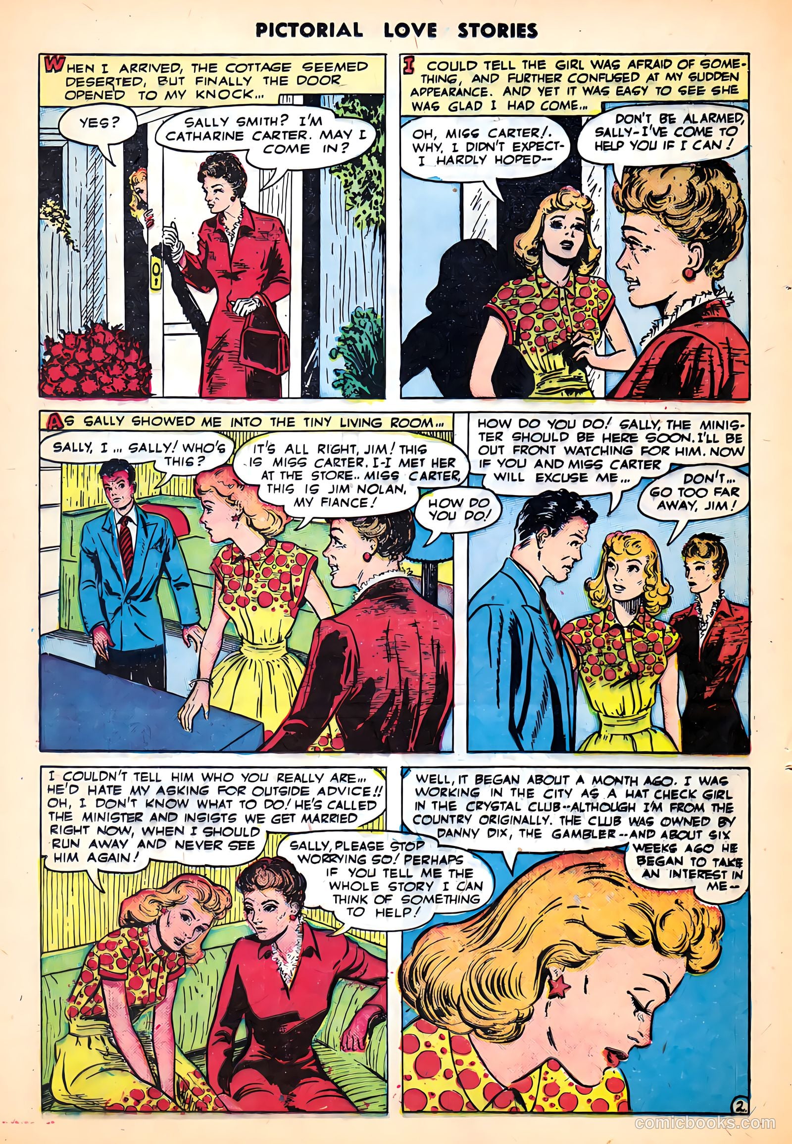 Pictorial Love Stories #23 (1950) — page 20 of 36