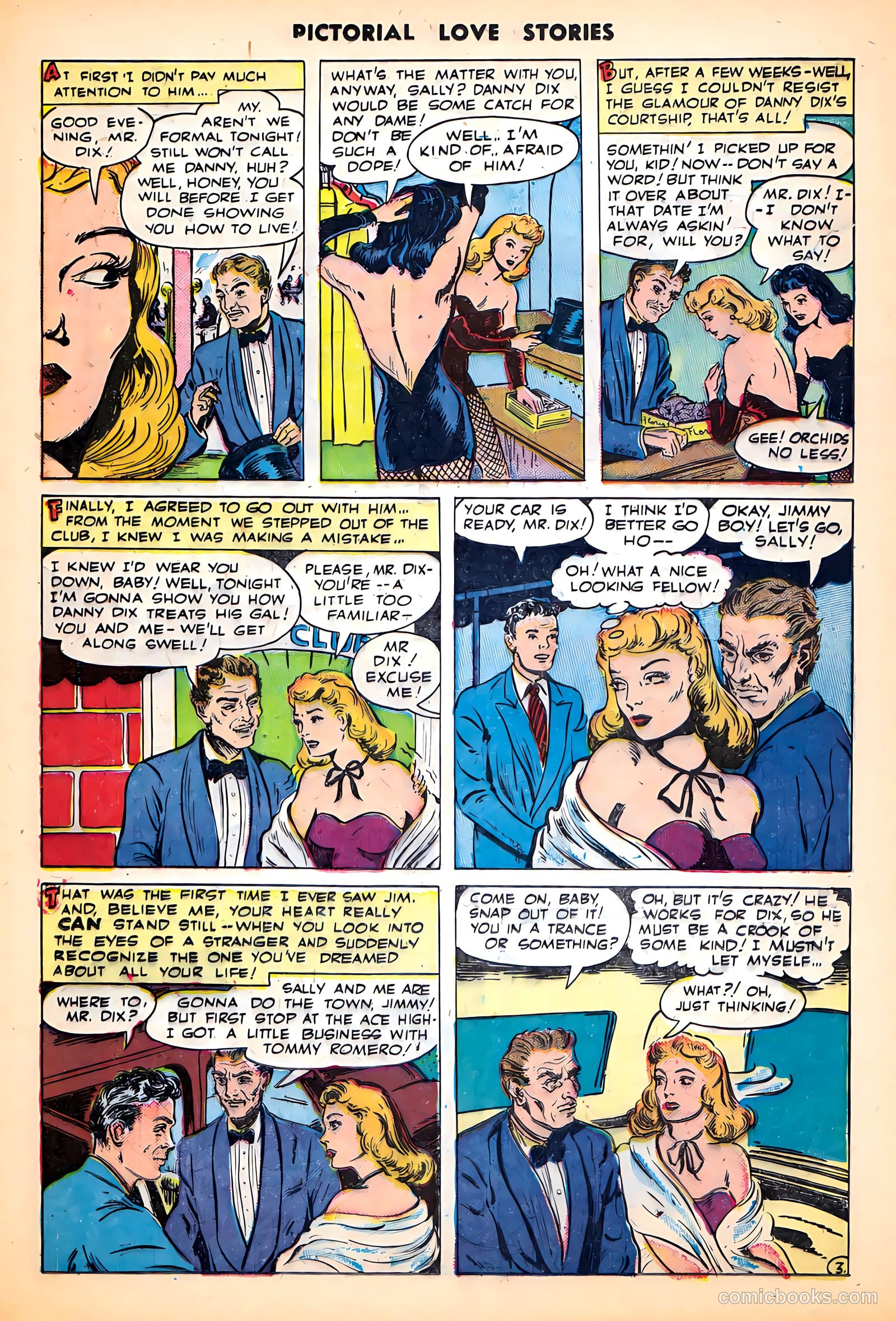 Pictorial Love Stories #23 (1950) — page 21 of 36
