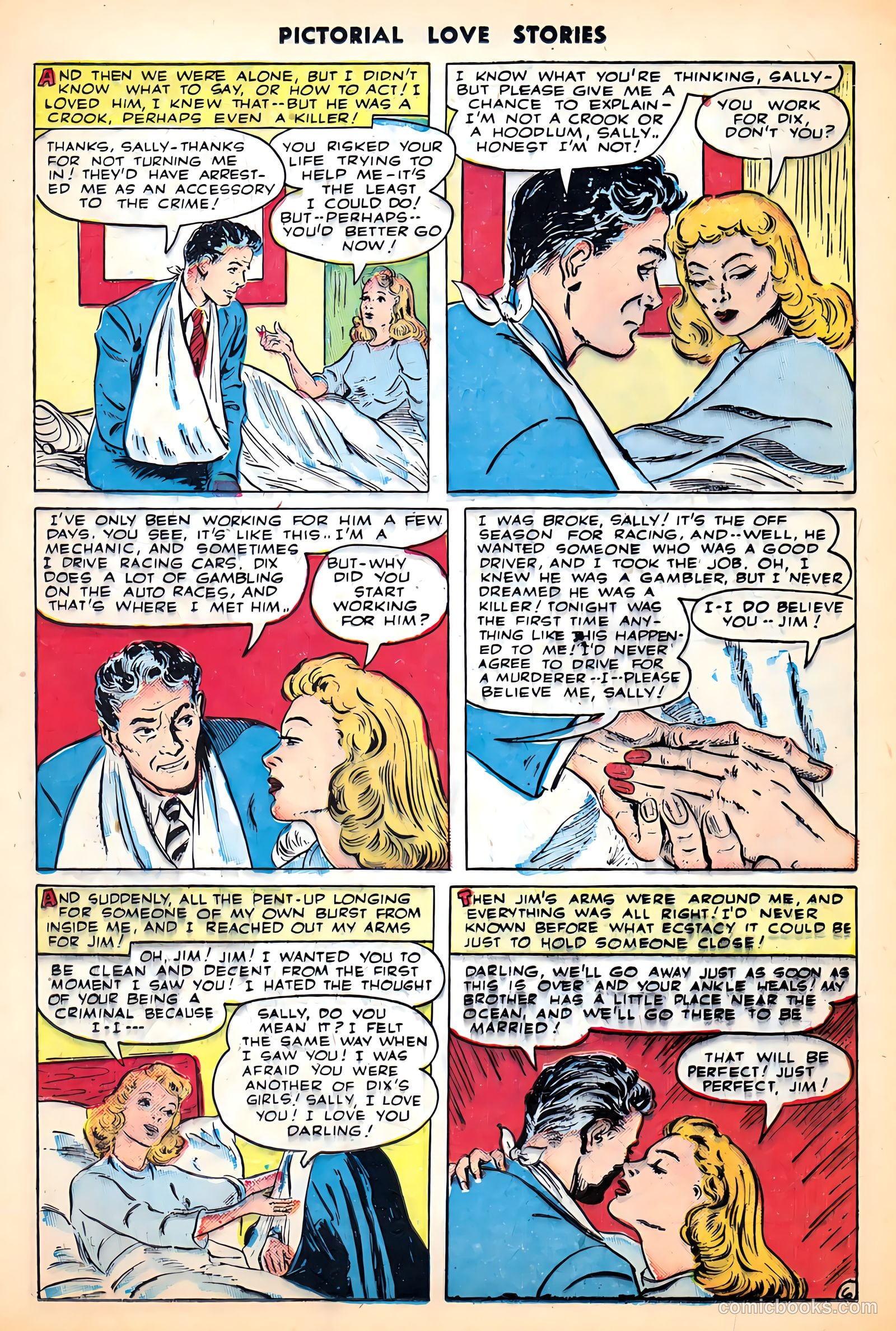 Pictorial Love Stories #23 (1950) — page 24 of 36