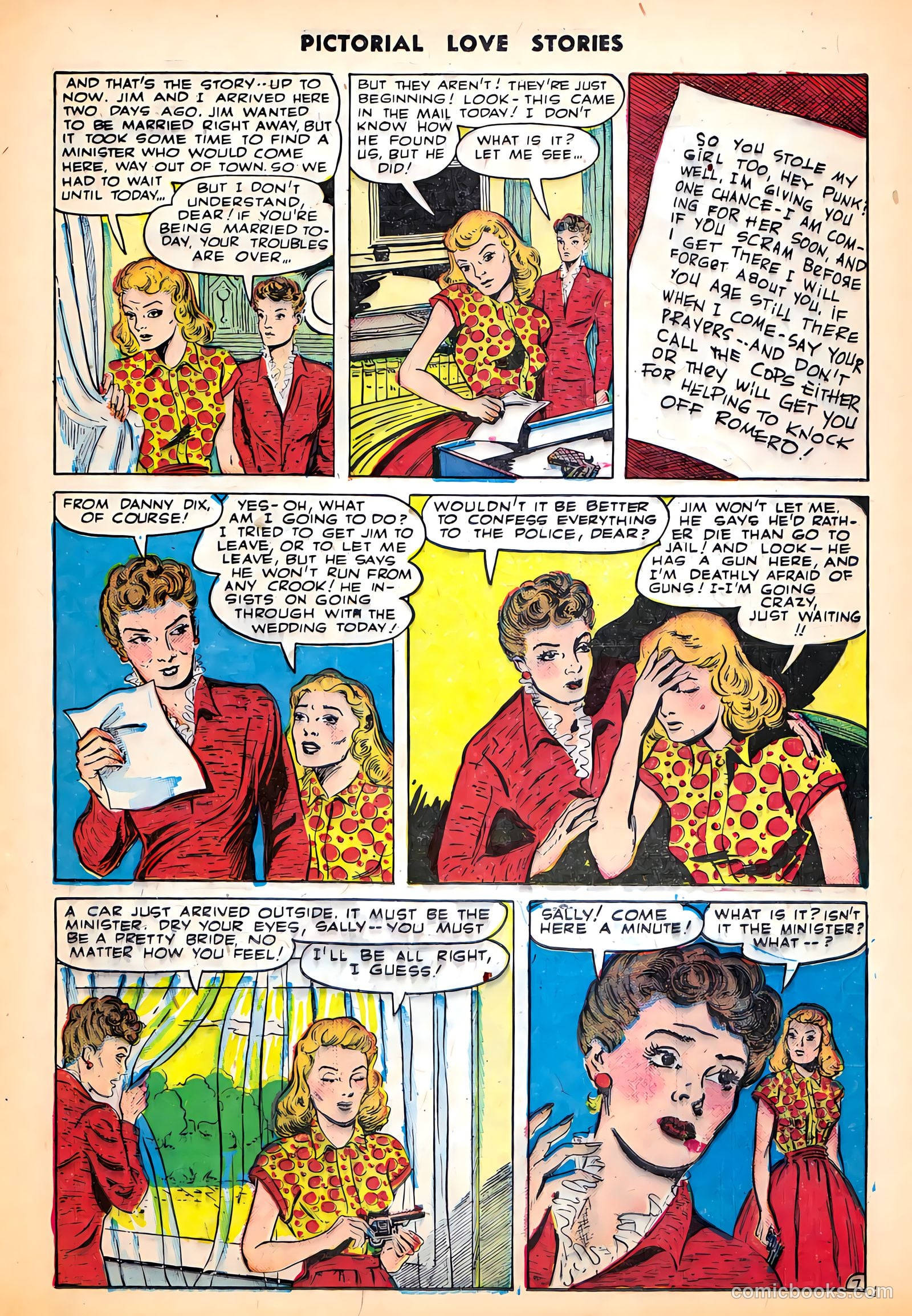 Pictorial Love Stories #23 (1950) — page 25 of 36